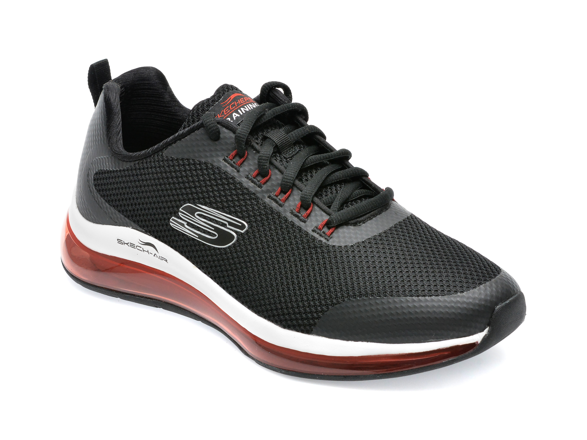 Pantofi sport SKECHERS negri, SKECH-AIR ELEMENT 2.0 , din material textil /barbati/pantofi