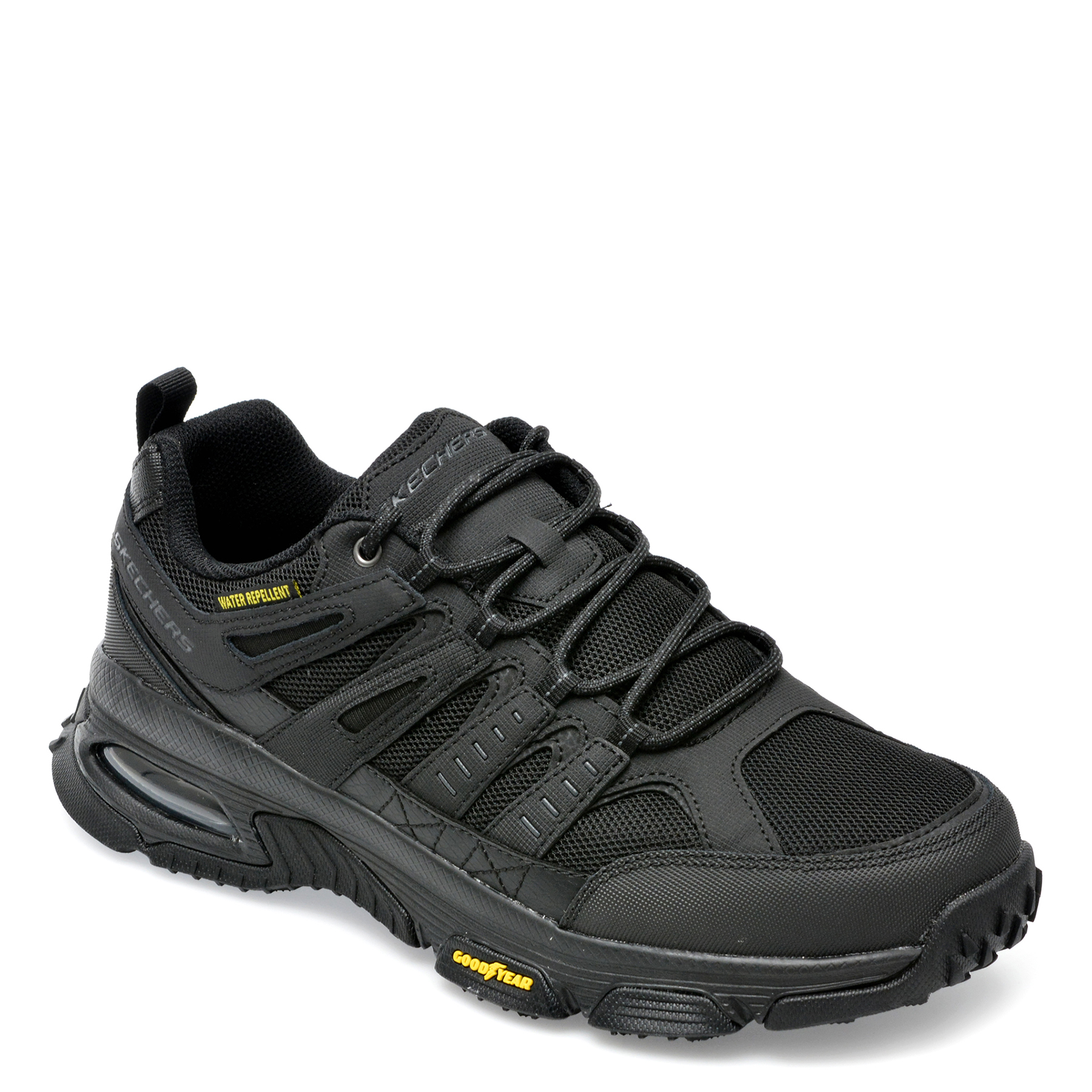 Pantofi sport SKECHERS negri, SKECH-AIR ENVOY, din material textil si pvc otter.ro imagine noua 2022