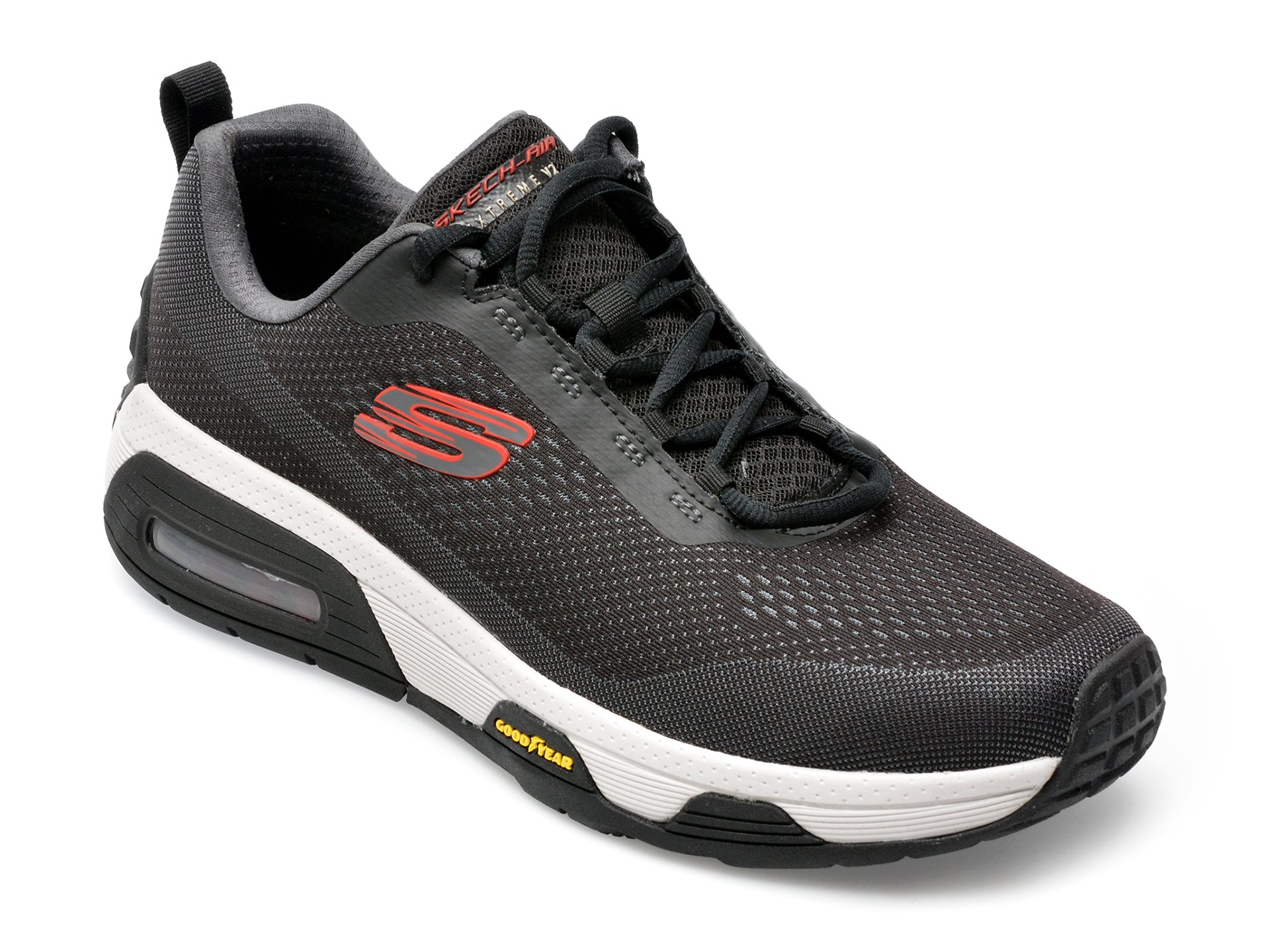 Pantofi sport SKECHERS negri, SKECH-AIR EXTREME V2 , din material textil BARBATI 2023-09-28