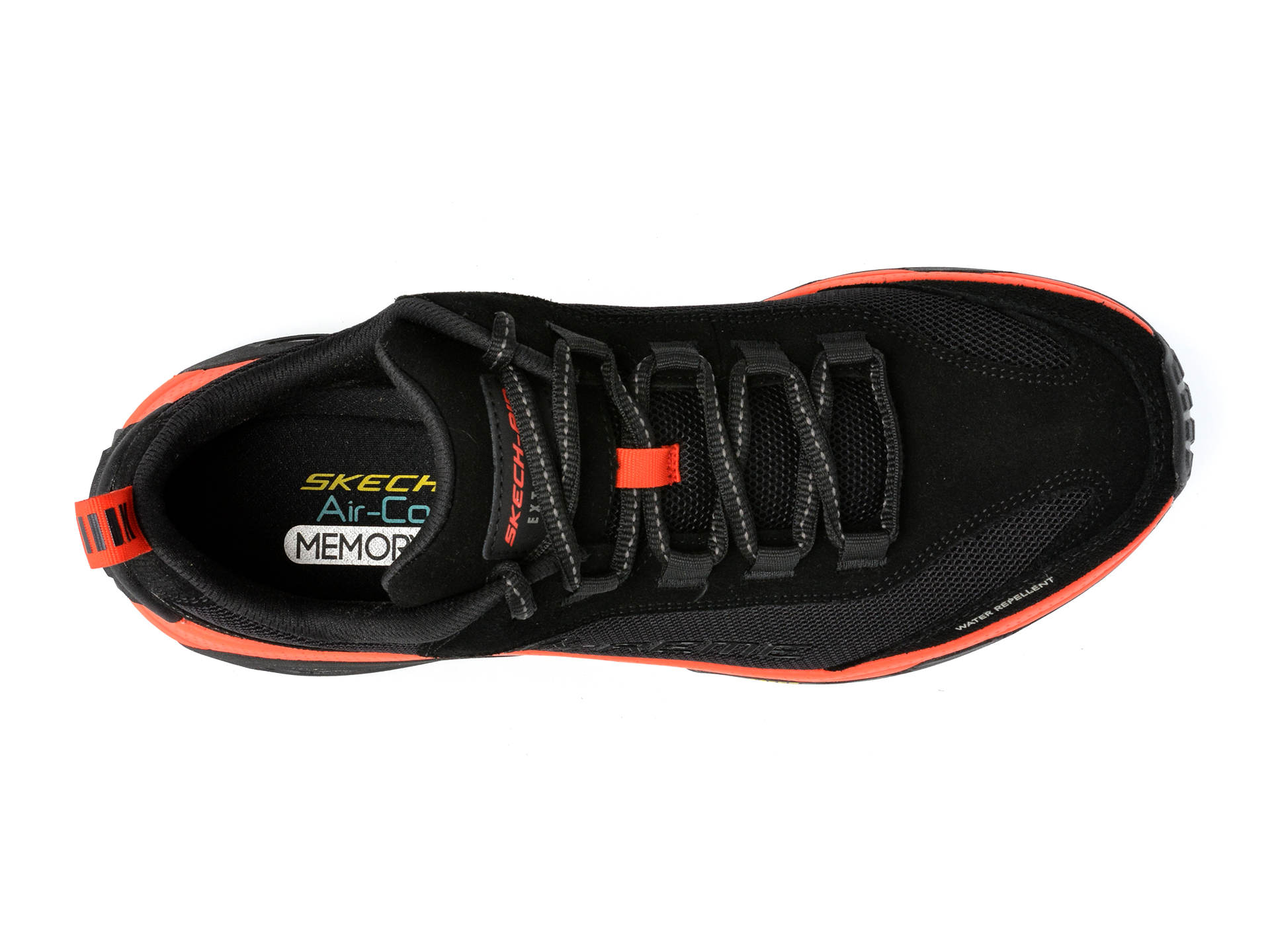 Poze Pantofi sport SKECHERS negri, SKECH-AIR EXTREME V2, din material textil si piele intoarsa otter.ro