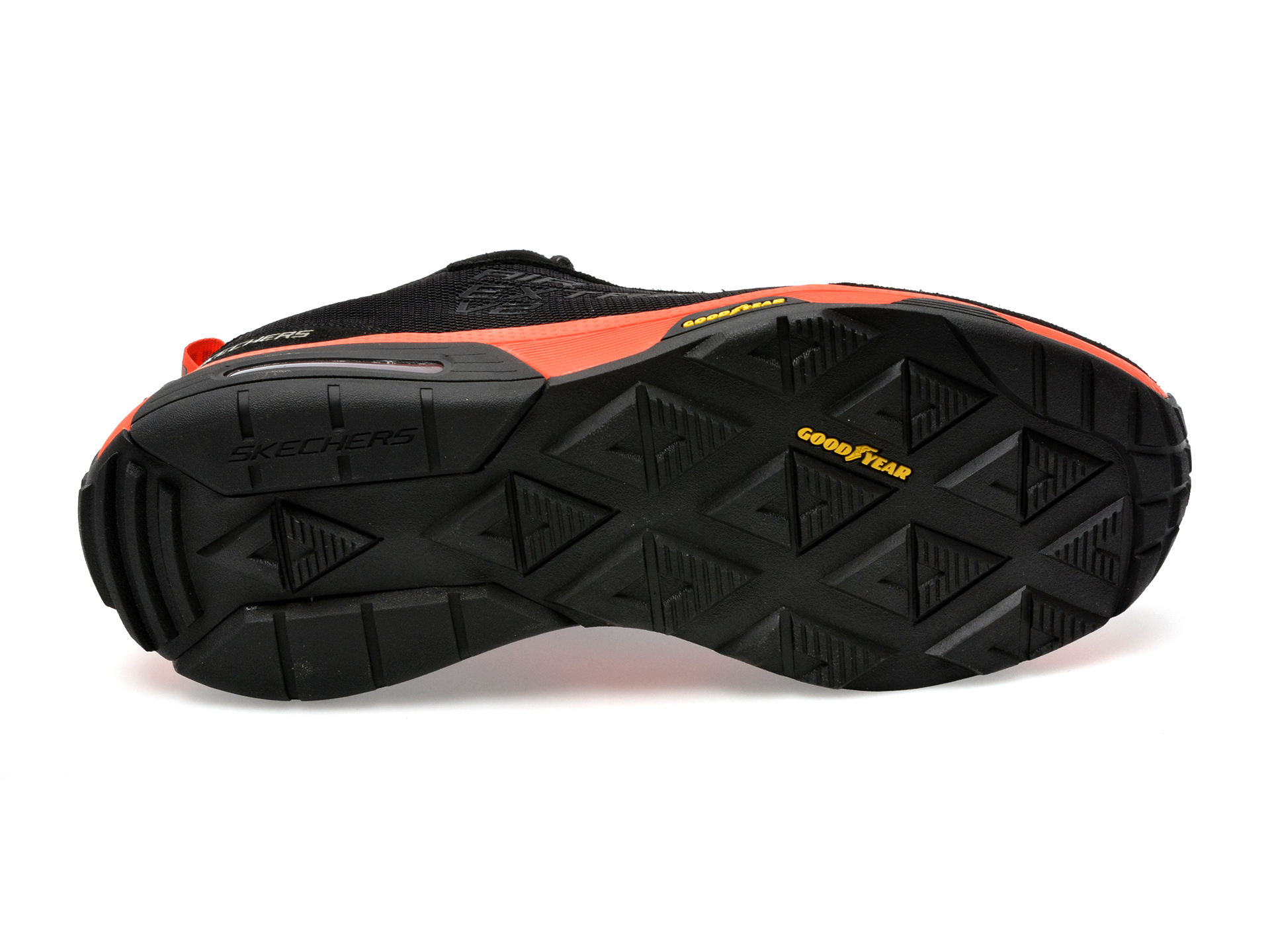 Poze Pantofi sport SKECHERS negri, SKECH-AIR EXTREME V2, din material textil si piele intoarsa otter.ro