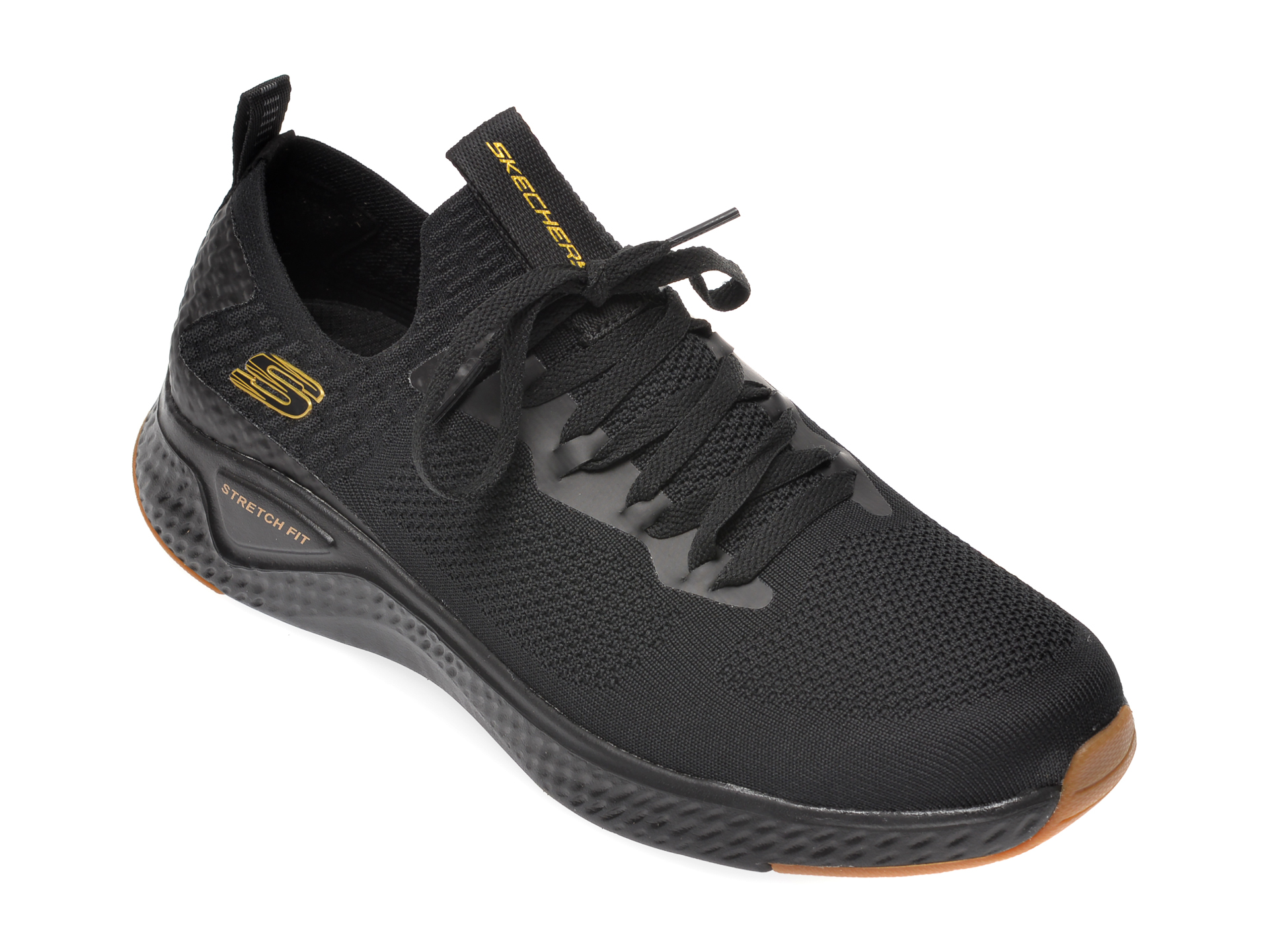Pantofi sport SKECHERS negri, Solar Fuse, din material textil imagine
