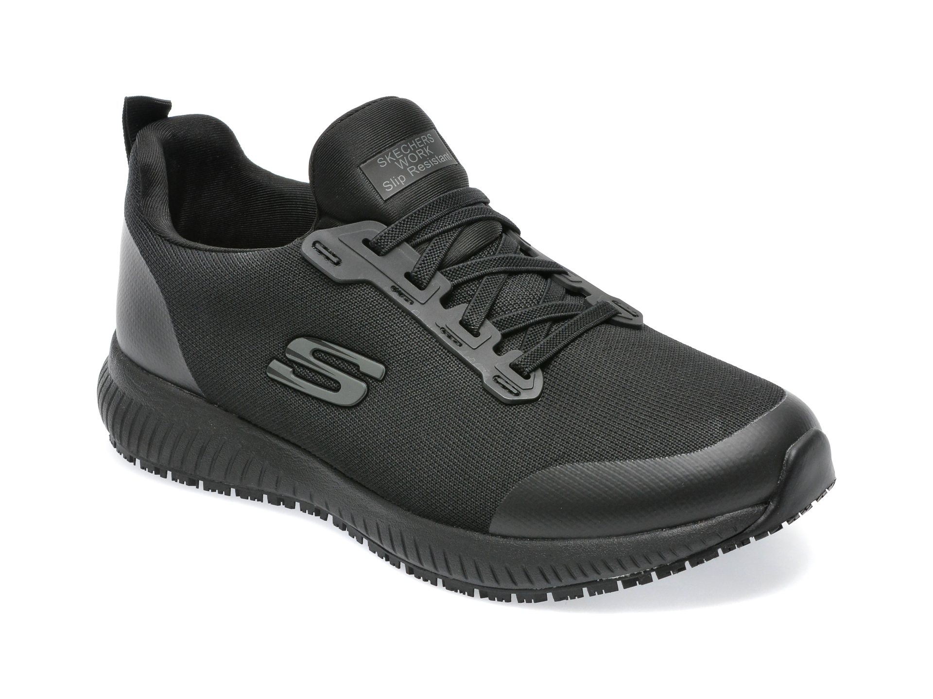 Pantofi sport SKECHERS negri, SQUAD SR , din material textil /femei/pantofi imagine super redus 2022