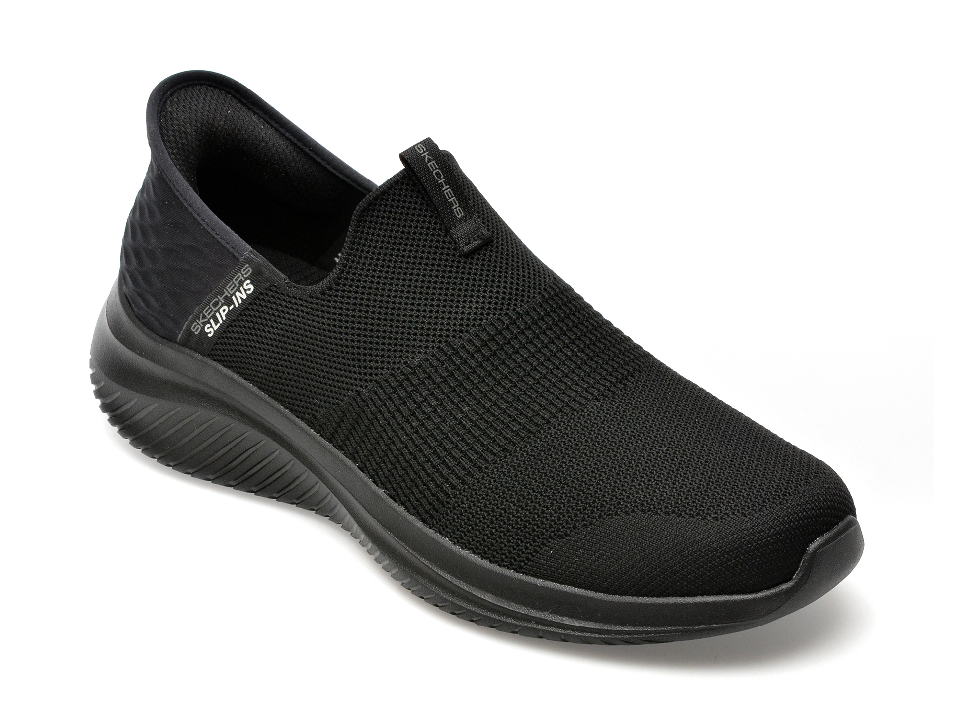 Pantofi sport SKECHERS negri, ULTRA FLEX 3.0, din material textil /barbati/pantofi