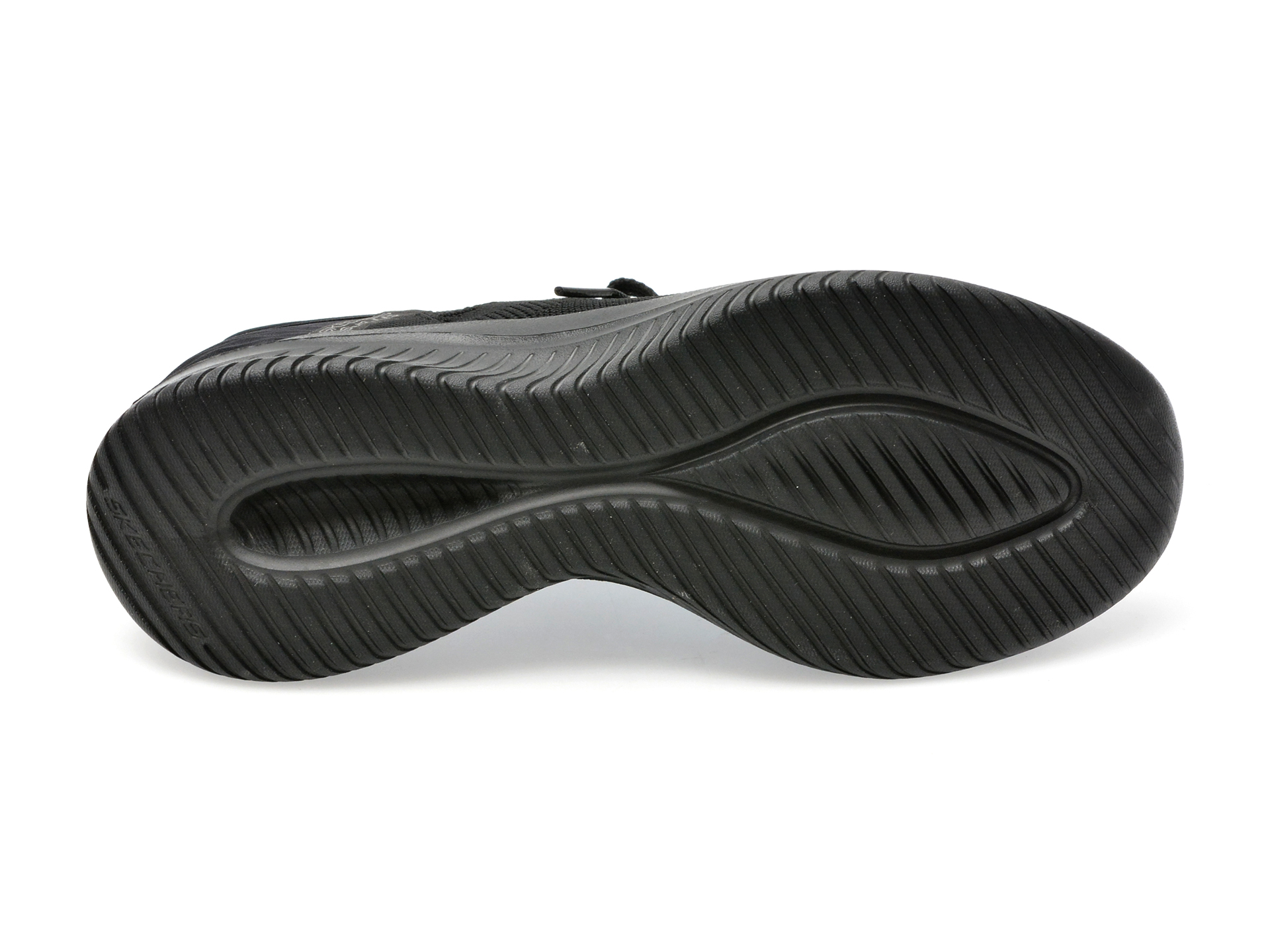 Pantofi sport SKECHERS negri, ULTRA FLEX 3.0, din piele ecologica