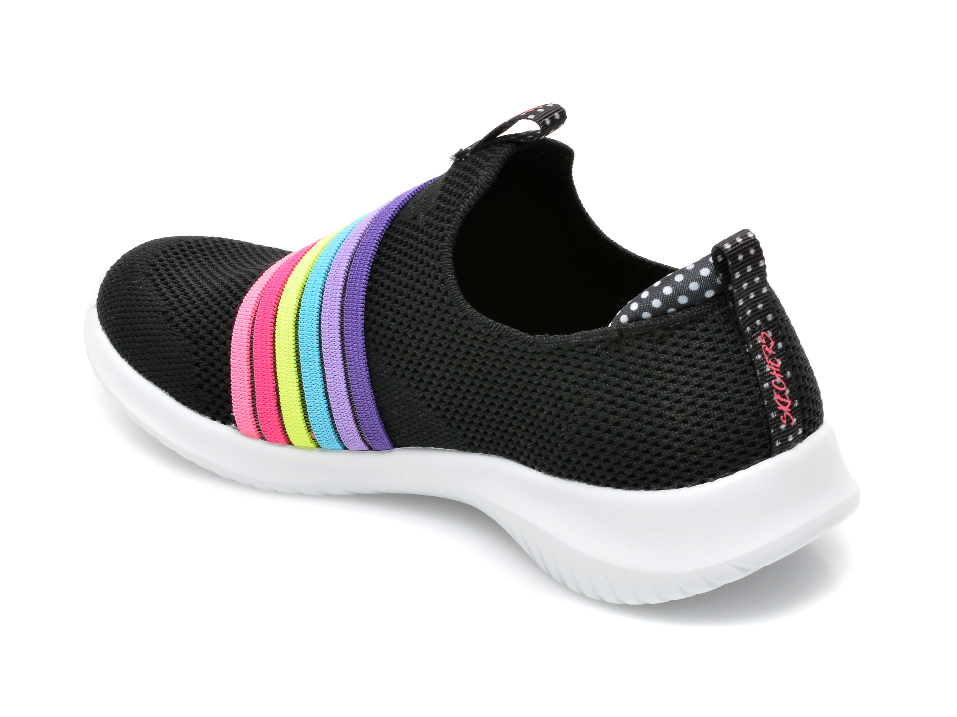 Pantofi sport SKECHERS negri, Ultra Flex Brightful Day, din material textil - 5