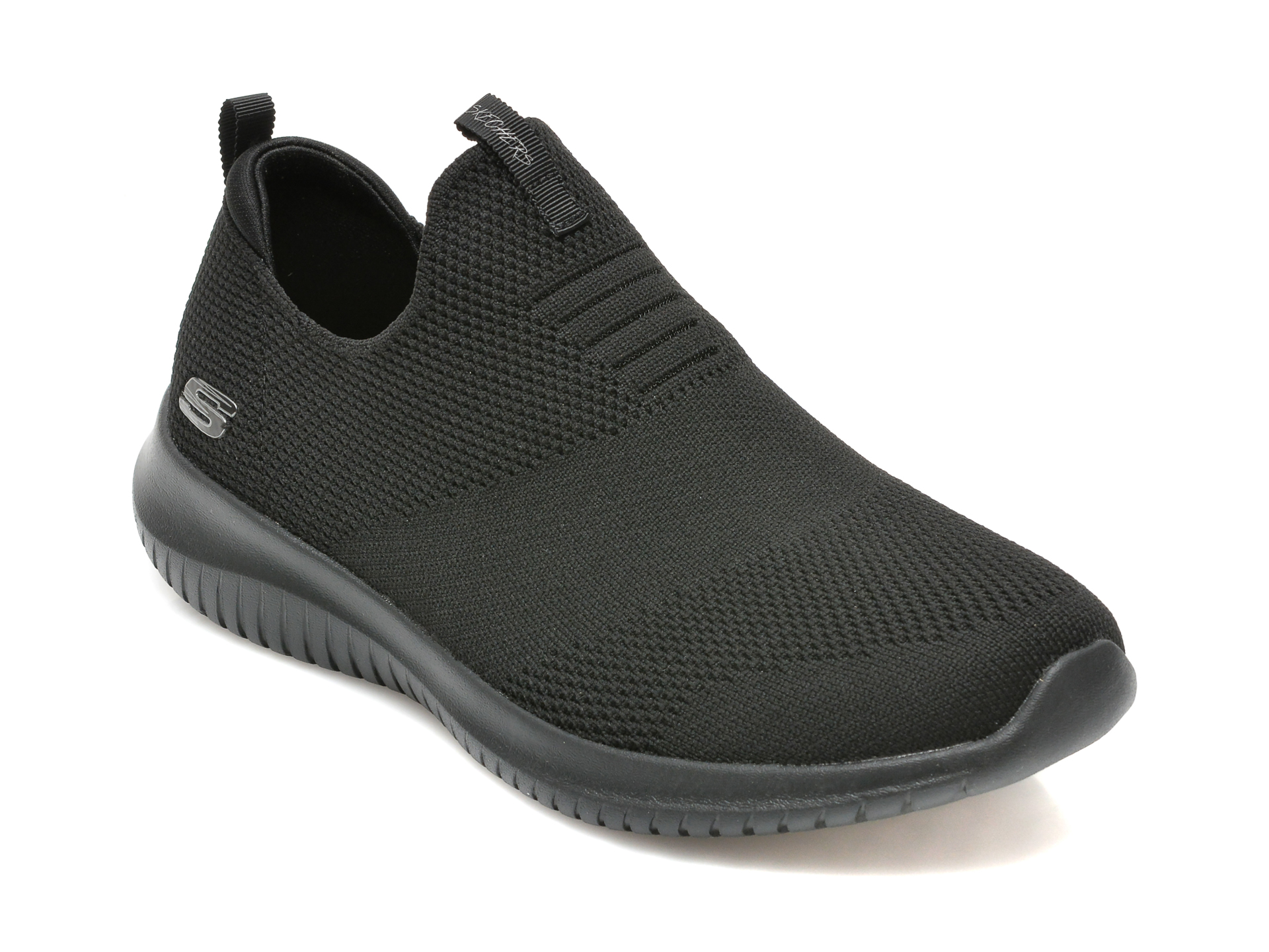 Pantofi sport SKECHERS negri, ULTRA FLEX, din material textil otter.ro