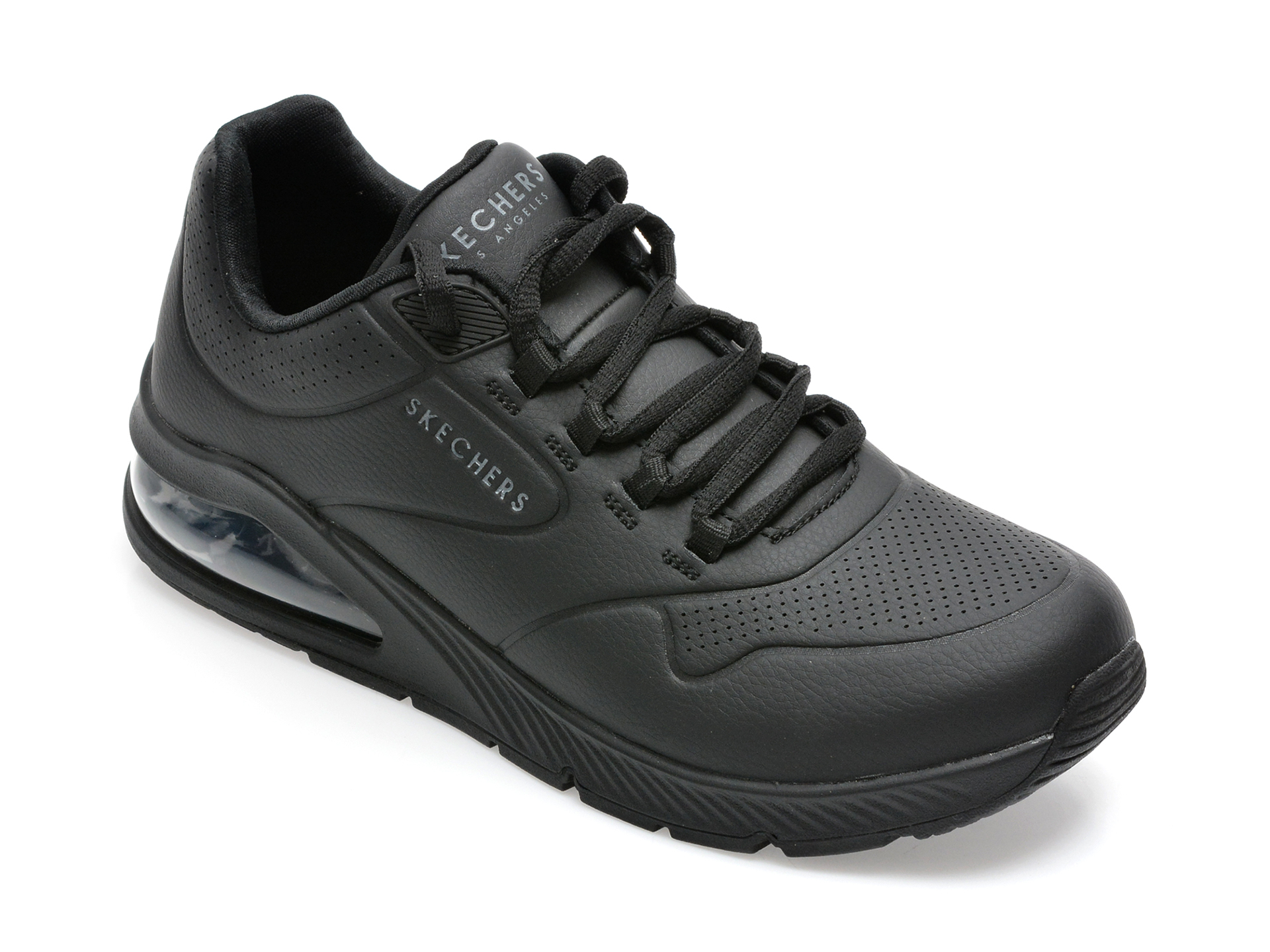 Pantofi sport SKECHERS negri, UNO 2, din piele ecologica /femei/pantofi imagine noua
