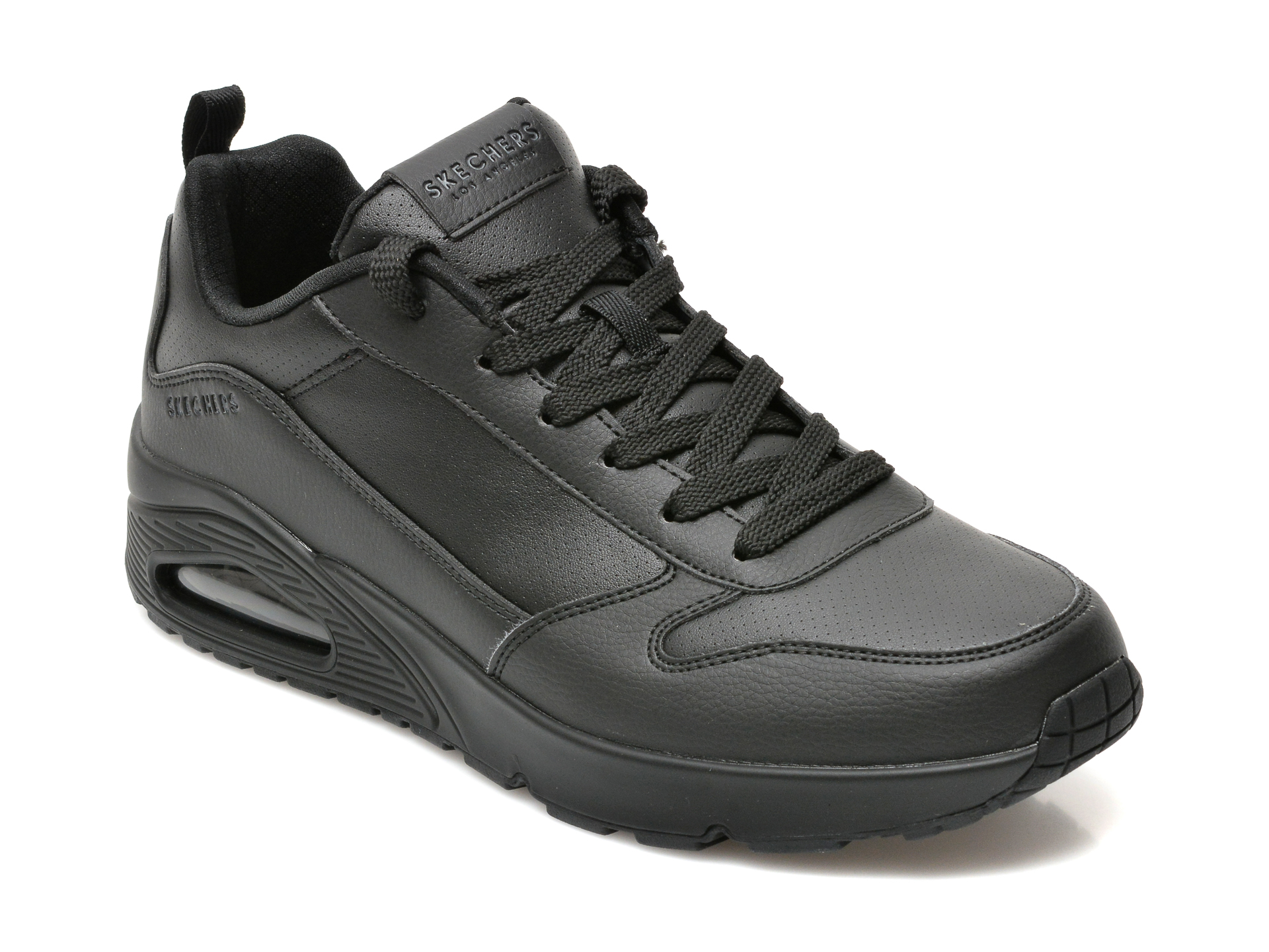 Pantofi sport SKECHERS negri, UNO, din piele ecologica 2022 ❤️ Pret Super otter.ro imagine noua 2022