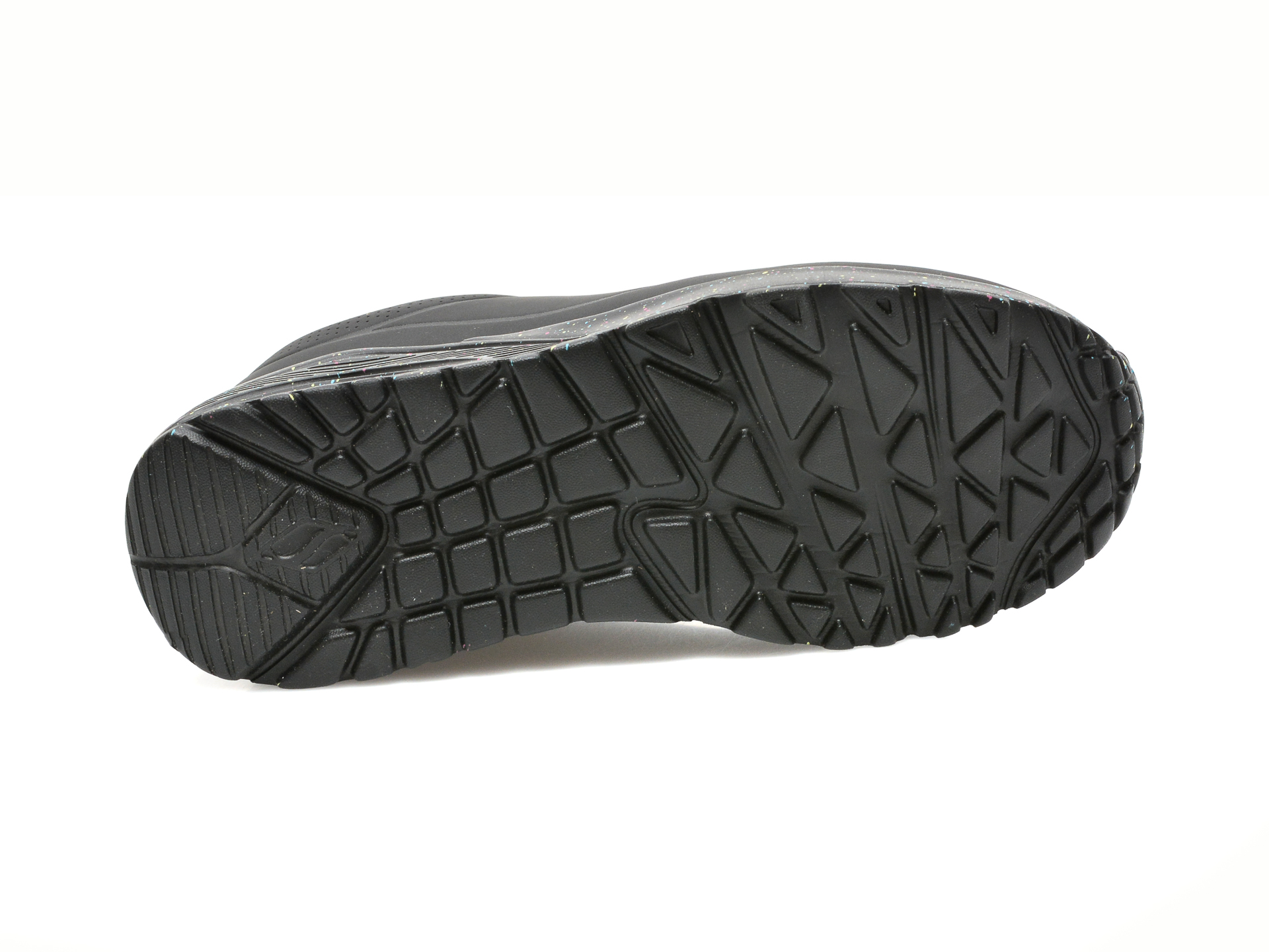 Pantofi sport SKECHERS negri, UNO LITE, din piele ecologica - 7