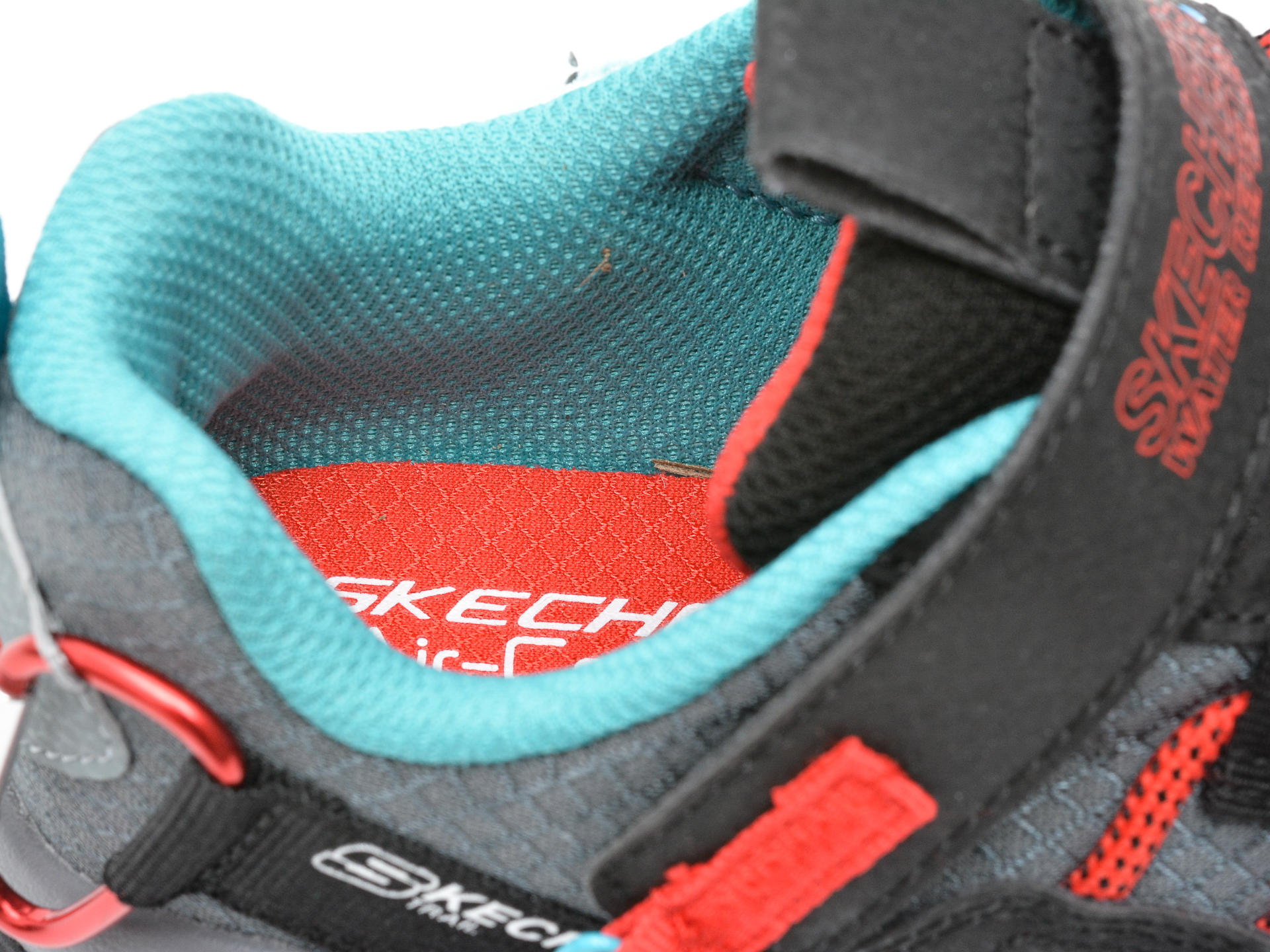 Pantofi sport SKECHERS negri, VELOCITREK, din material textil si piele ecologica - 3