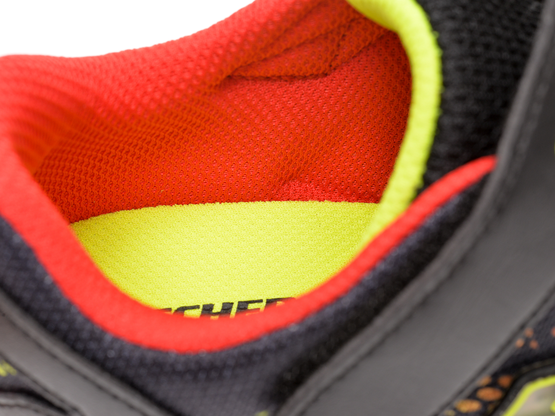 Pantofi sport SKECHERS negri, VORTEX-FLASH, din material textil si piele ecologica - 3