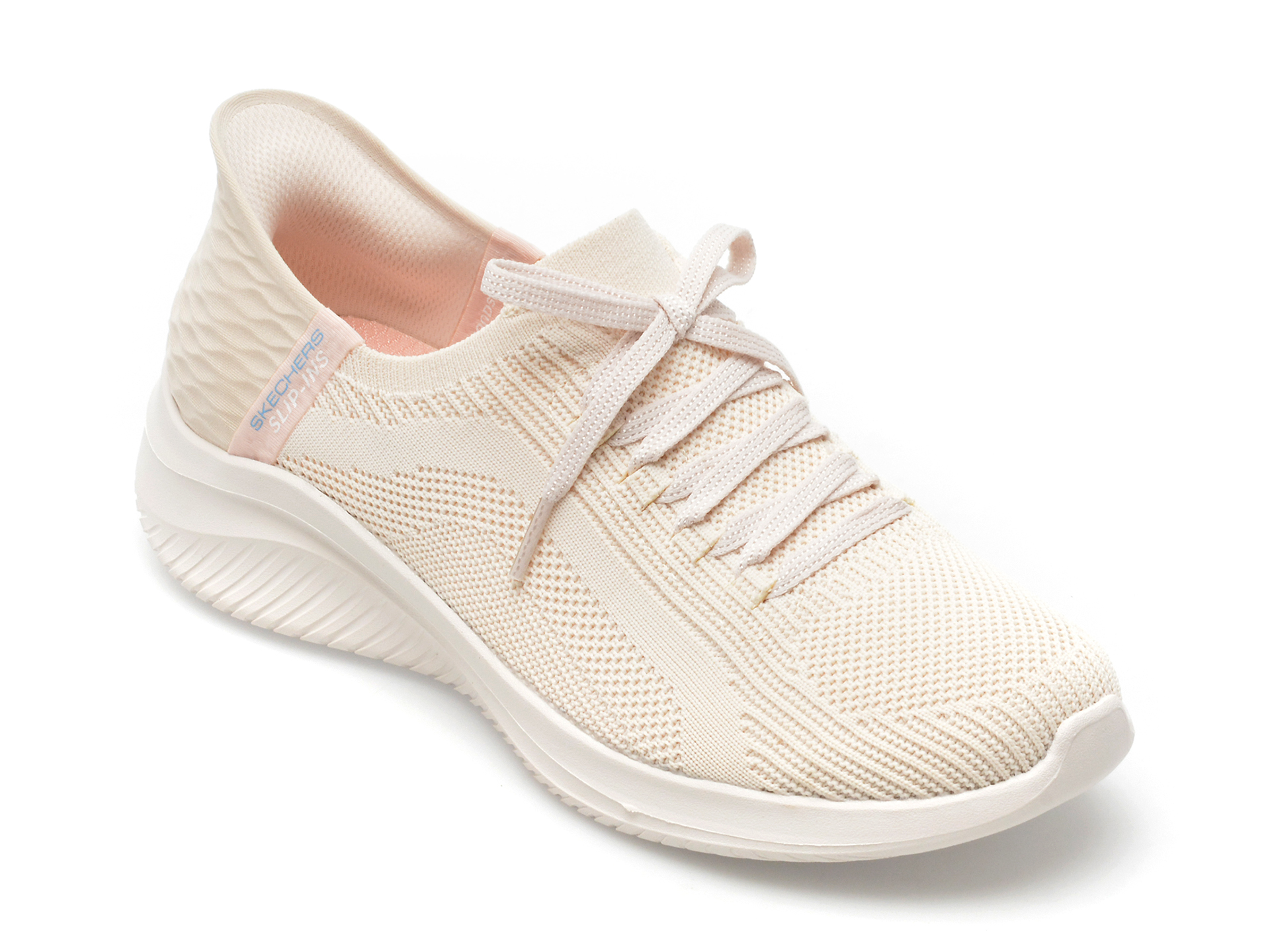 Pantofi sport SKECHERS nude, ULTRA FLEX 3.0, din material textil /femei/pantofi imagine super redus 2022