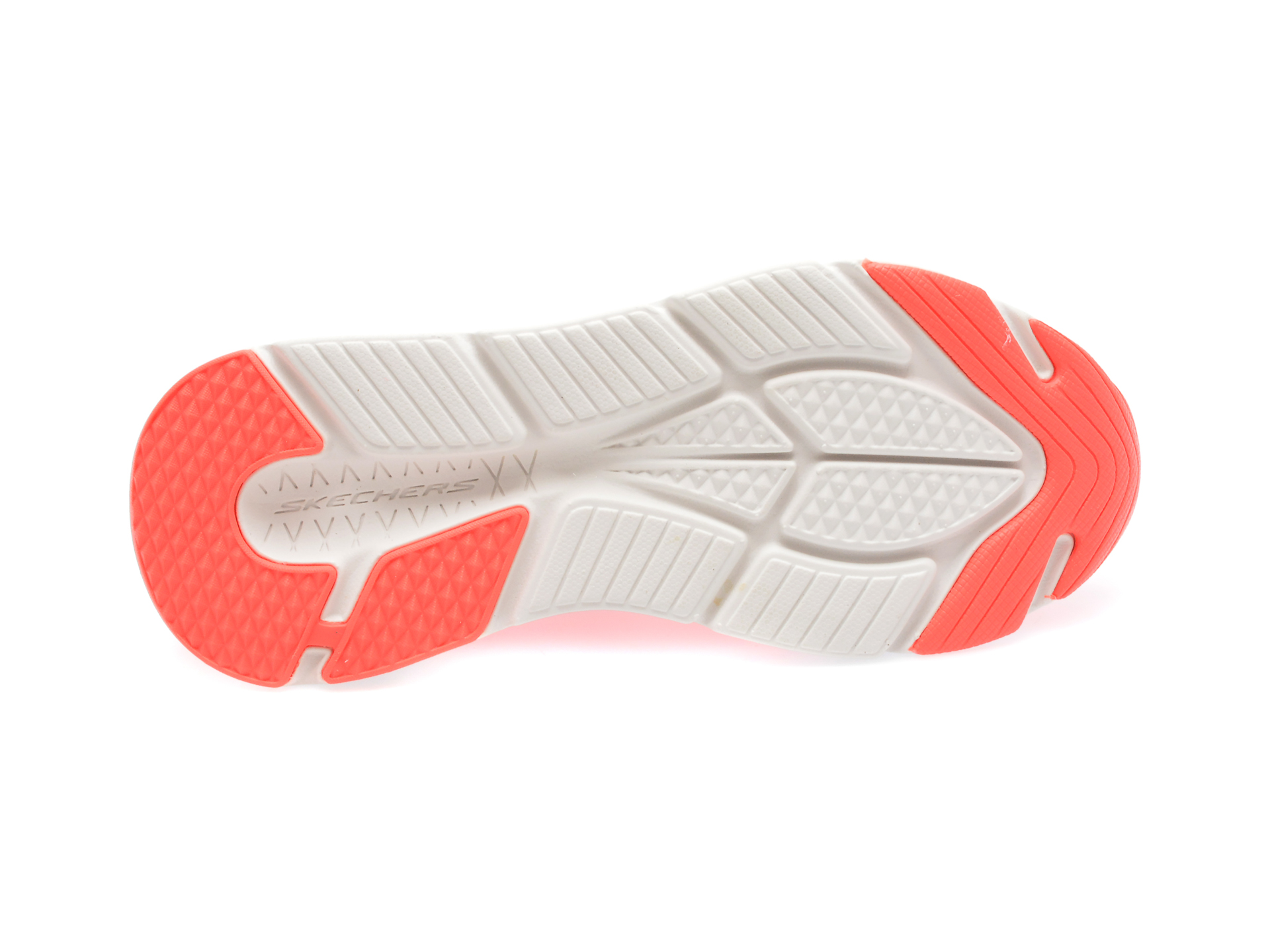 Pantofi sport SKECHERS portocalii, MAX CUSHIONING ELITE, din material textil