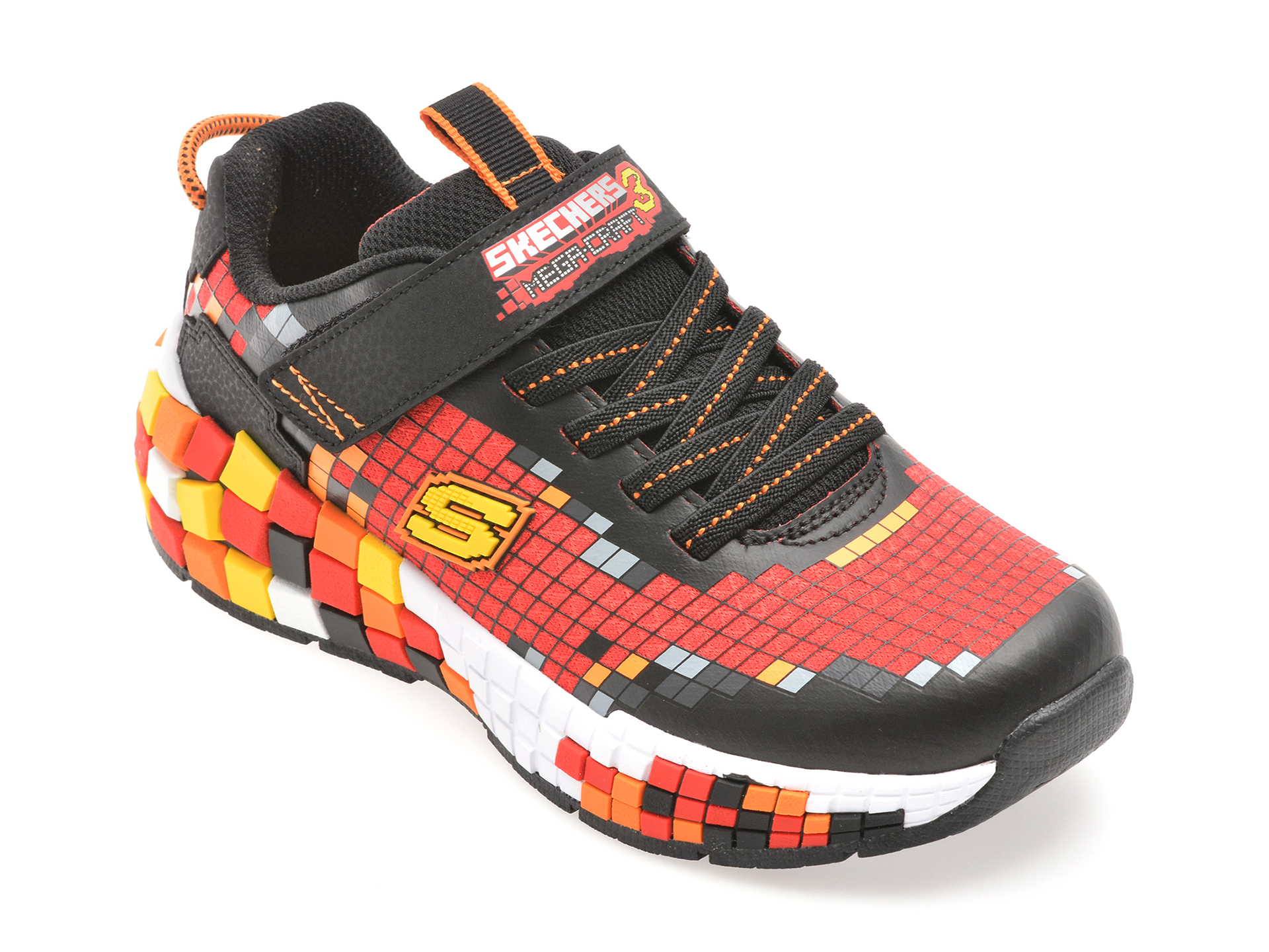 Pantofi sport SKECHERS rosii, 402182L, din material textil