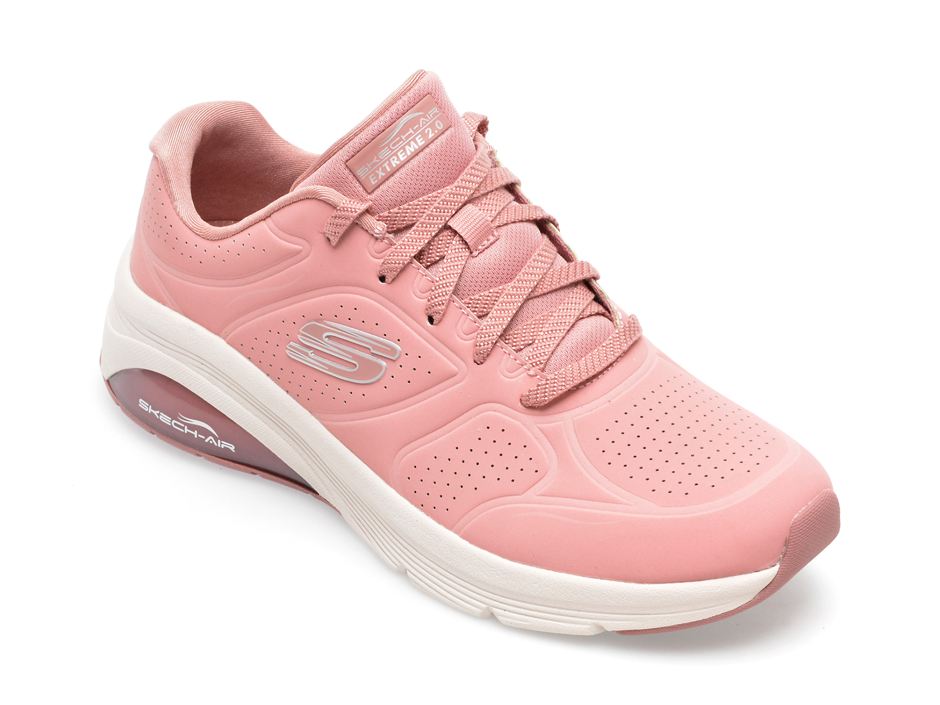 Pantofi sport SKECHERS roz, 149648, din piele ecologica