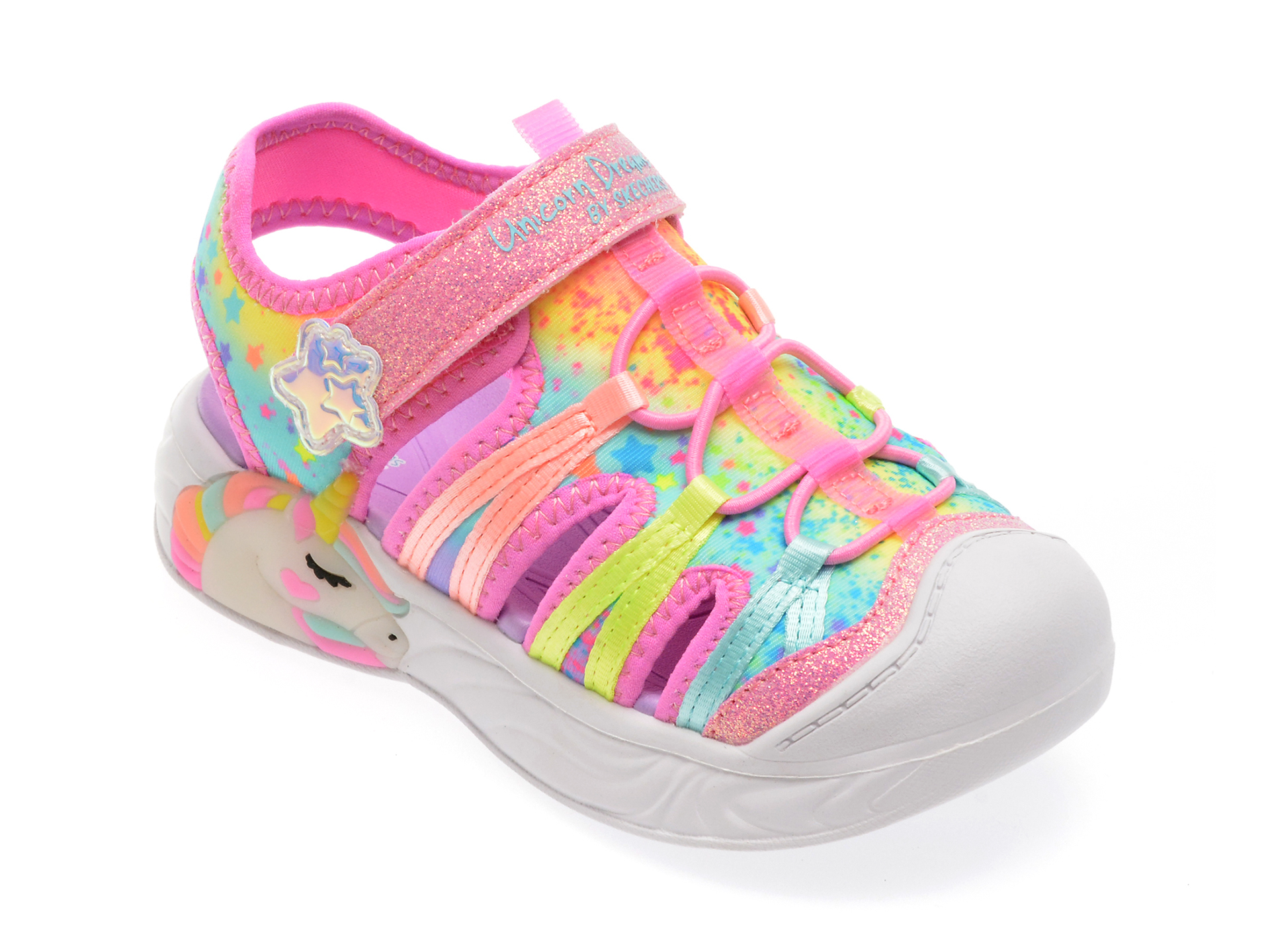 Pantofi sport SKECHERS roz, 303102N, din material textil