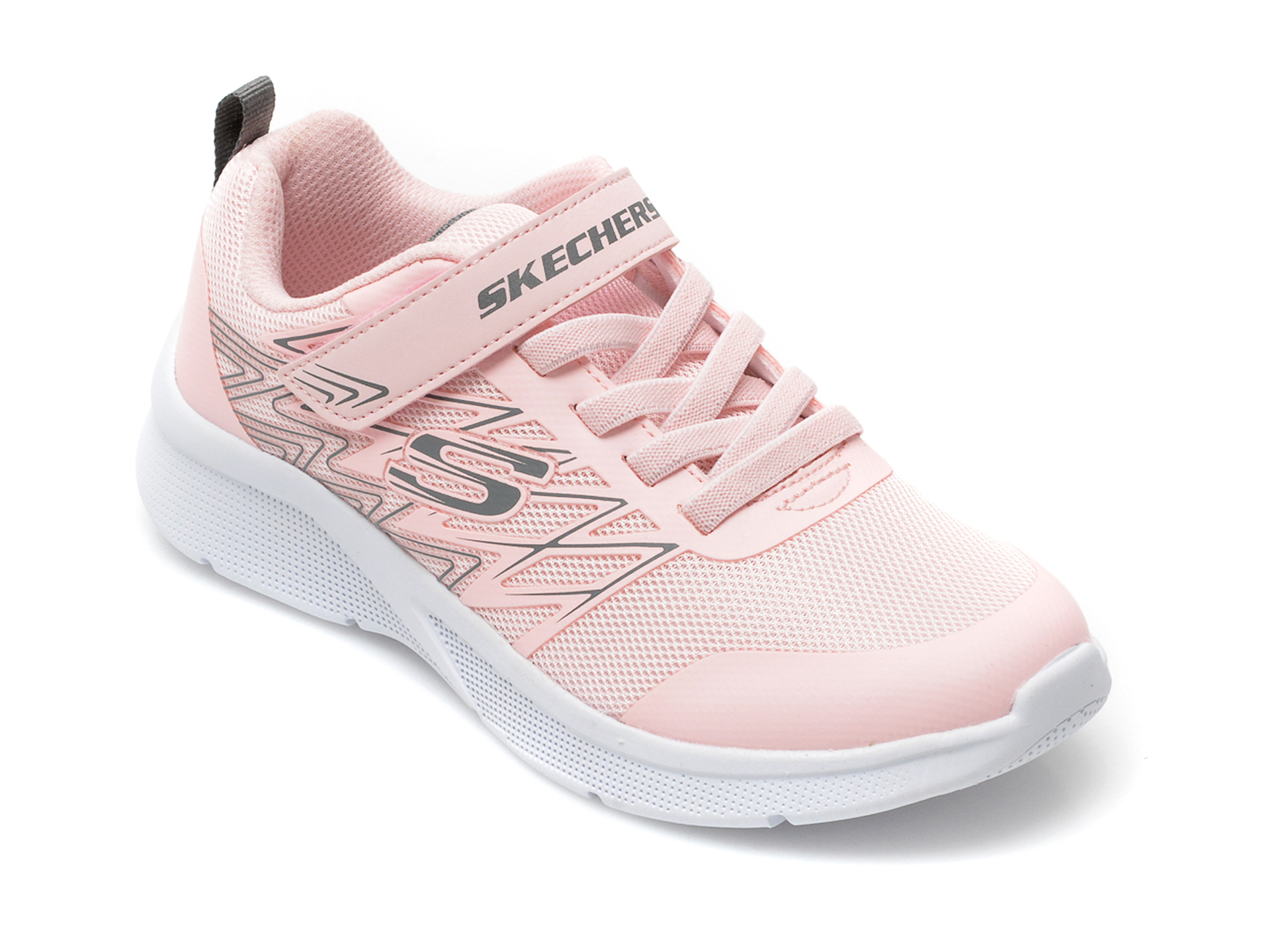 Pantofi sport SKECHERS roz, MICROSPEC, din material textil /copii/incaltaminte