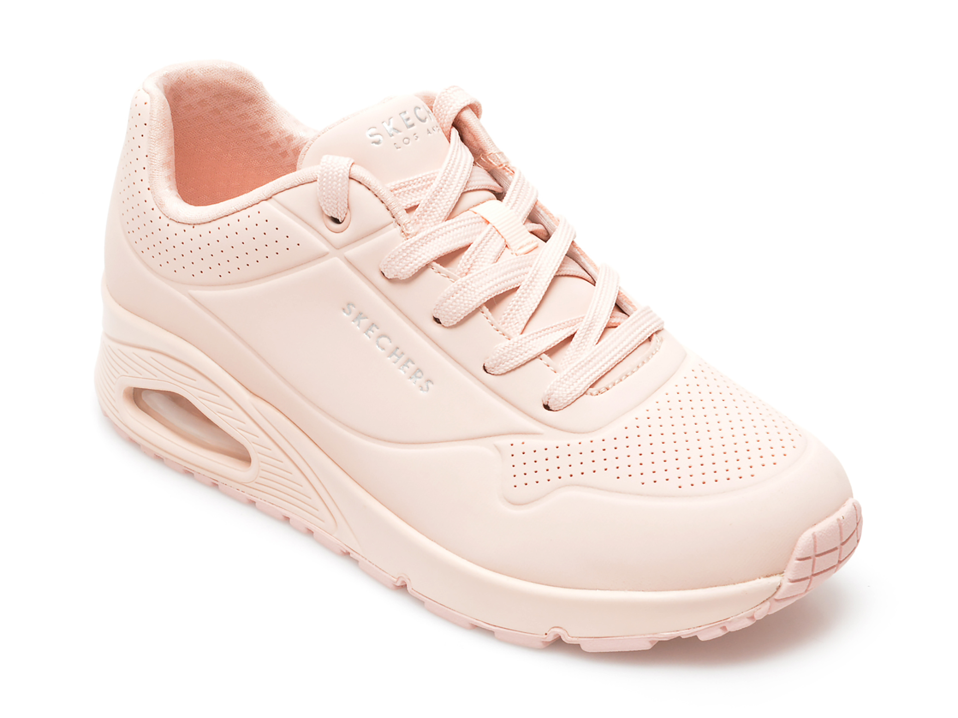 Pantofi sport SKECHERS roz, UNO, din piele ecologica 2023 ❤️ Pret Super Black Friday otter.ro imagine noua 2022