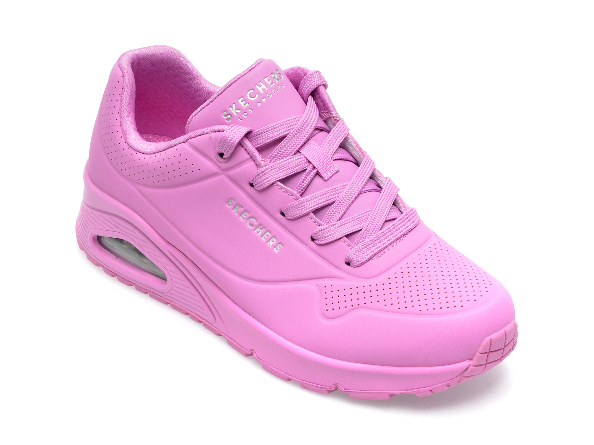 Pantofi sport SKECHERS roz, UNO, din piele ecologica /femei/pantofi imagine noua