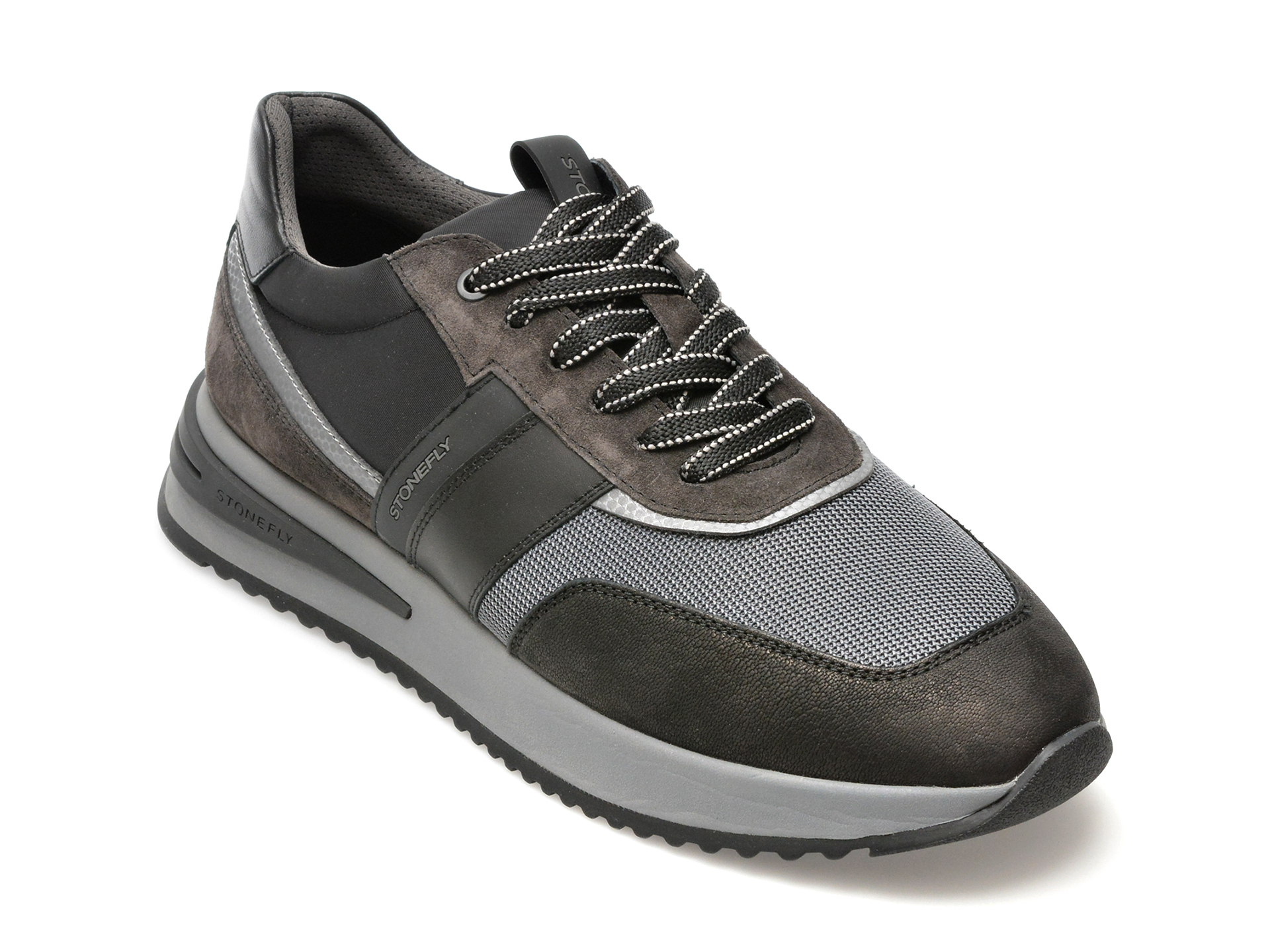 Pantofi sport STONEFLY negri, FLY1, din material textil