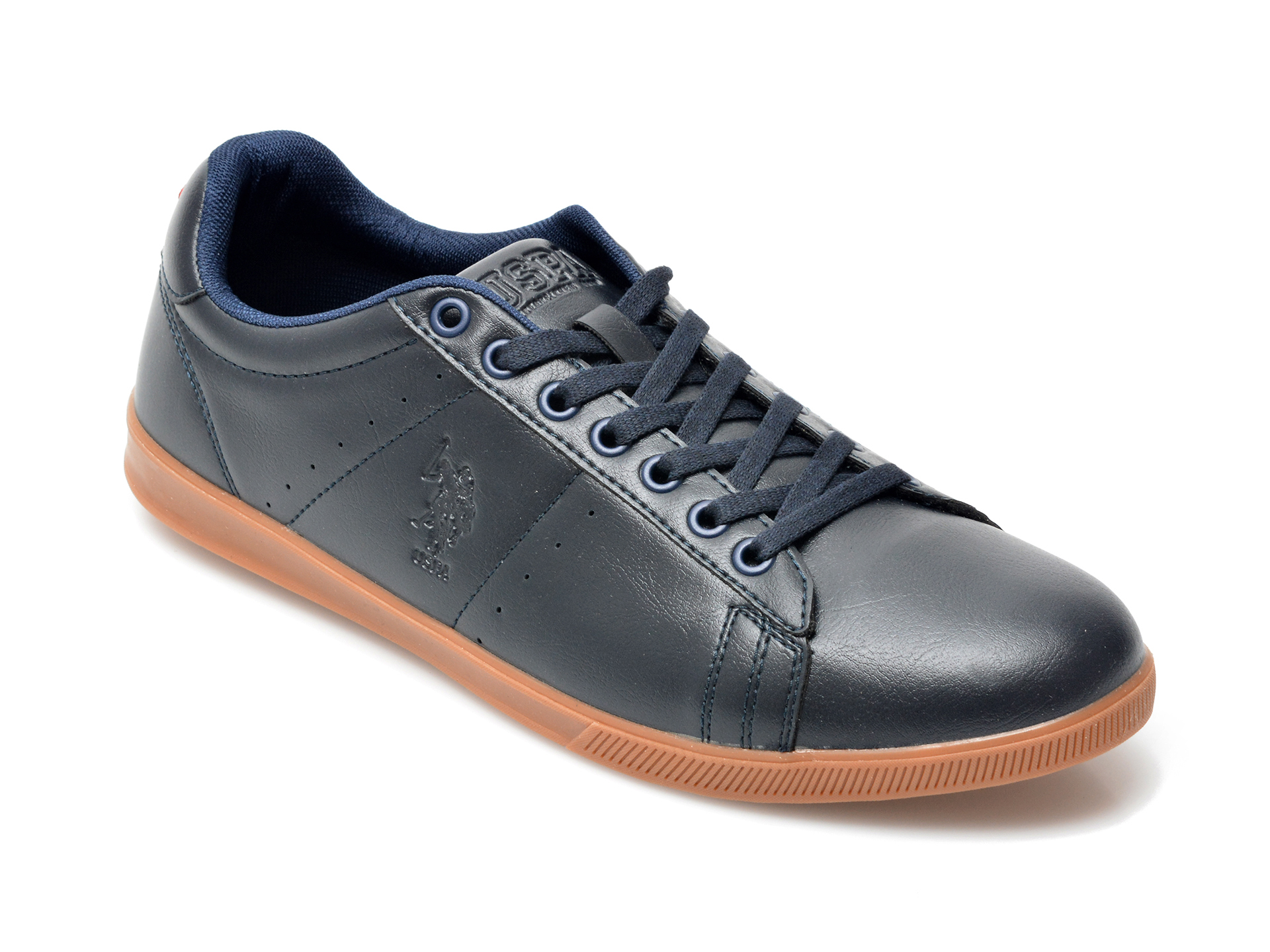 Pantofi sport US POLO ASSN bleumarin, LAWR1FX, din piele ecologica US Polo Assn otter.ro