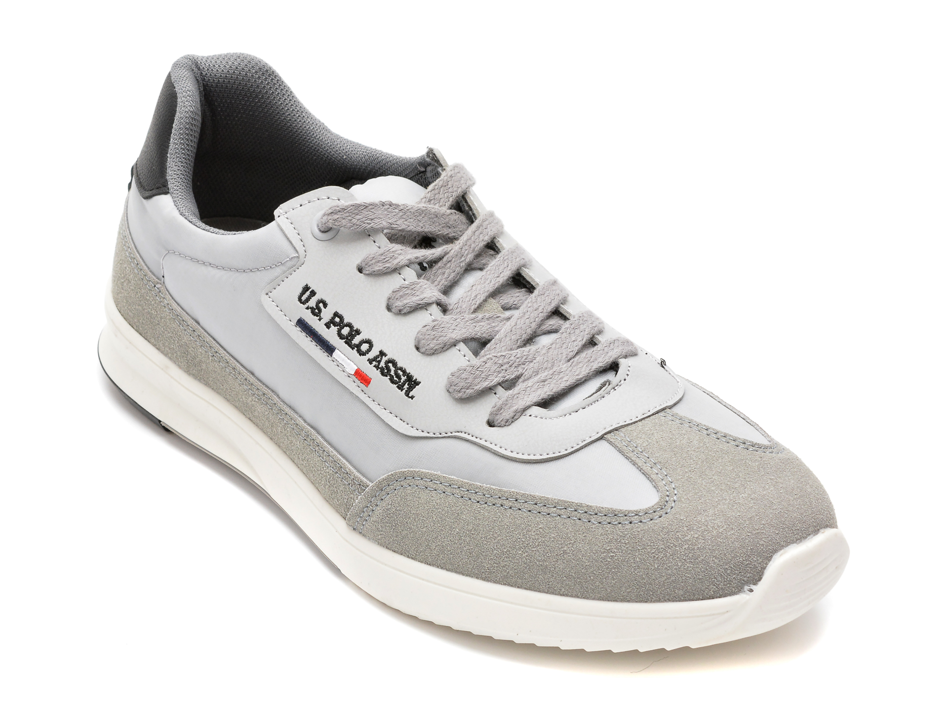 Pantofi sport US POLO ASSN gri, VECT2FX, din material textil si piele ecologica /barbati/pantofi
