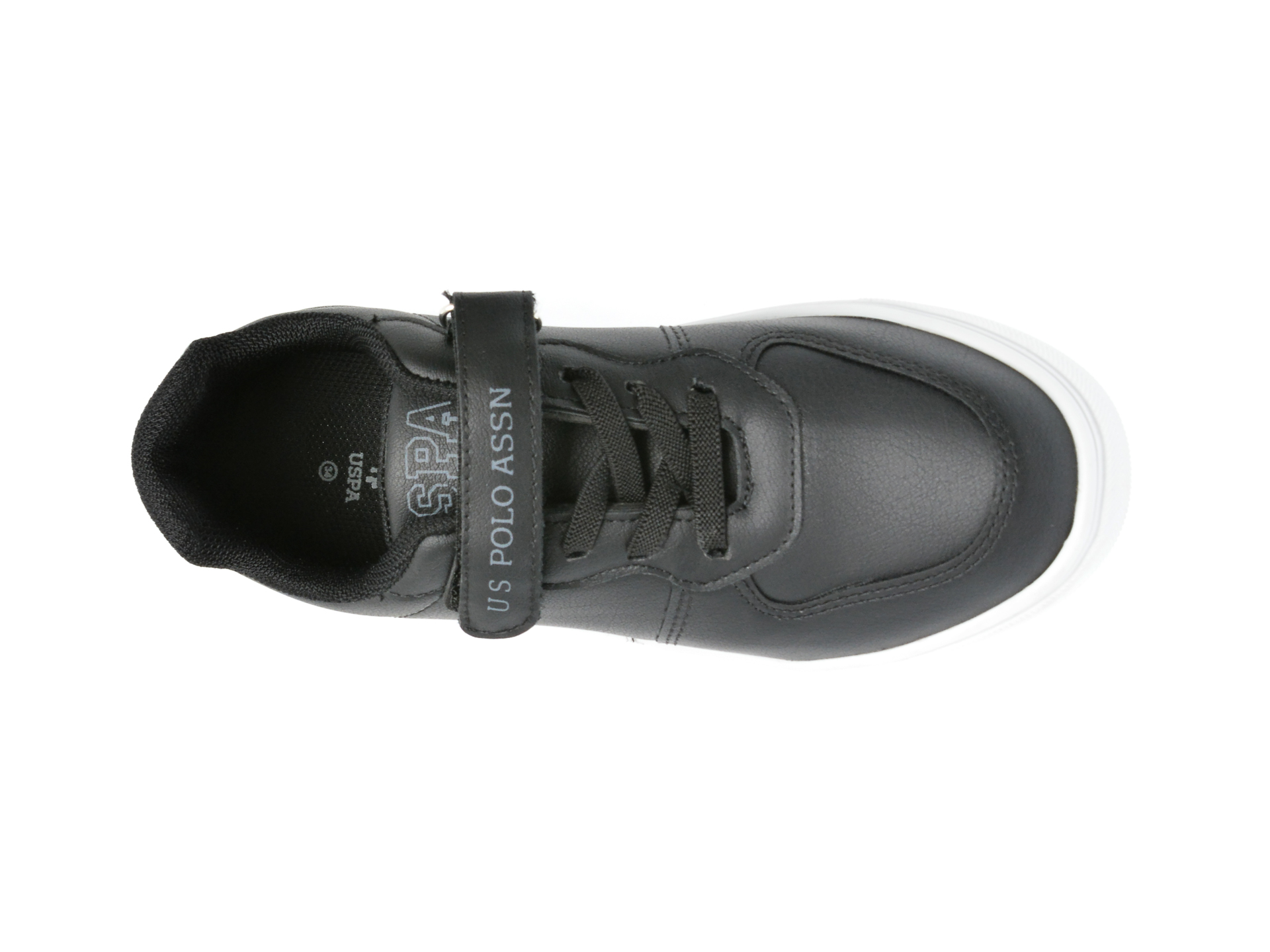Pantofi sport US POLO ASSN negri, BORE2PR, din piele ecologica - 6