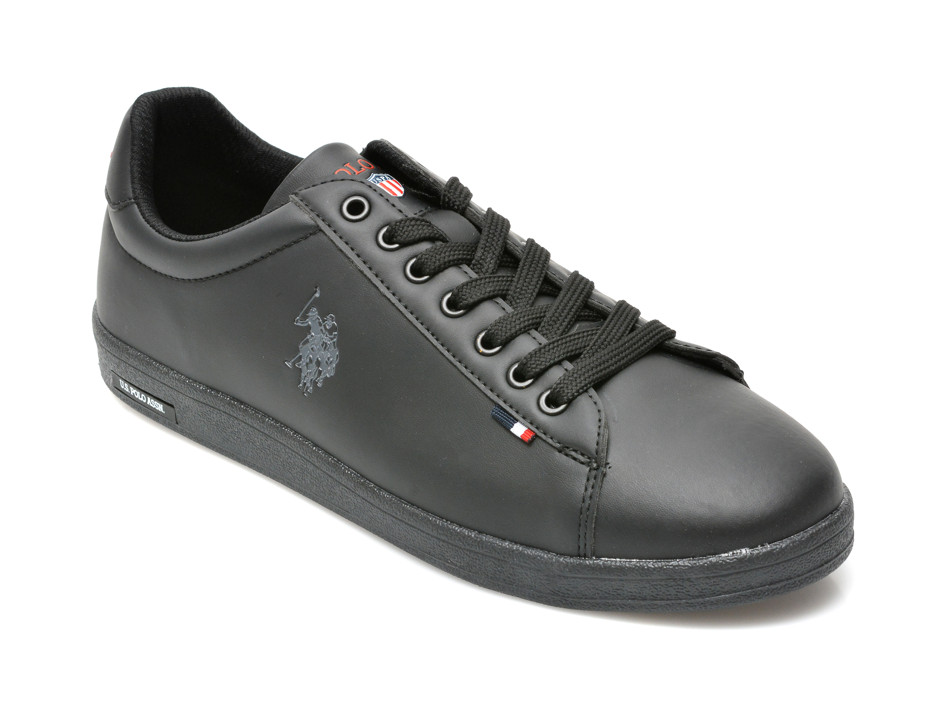 Pantofi sport US POLO ASSN negri, FRANCO, din piele ecologica otter.ro