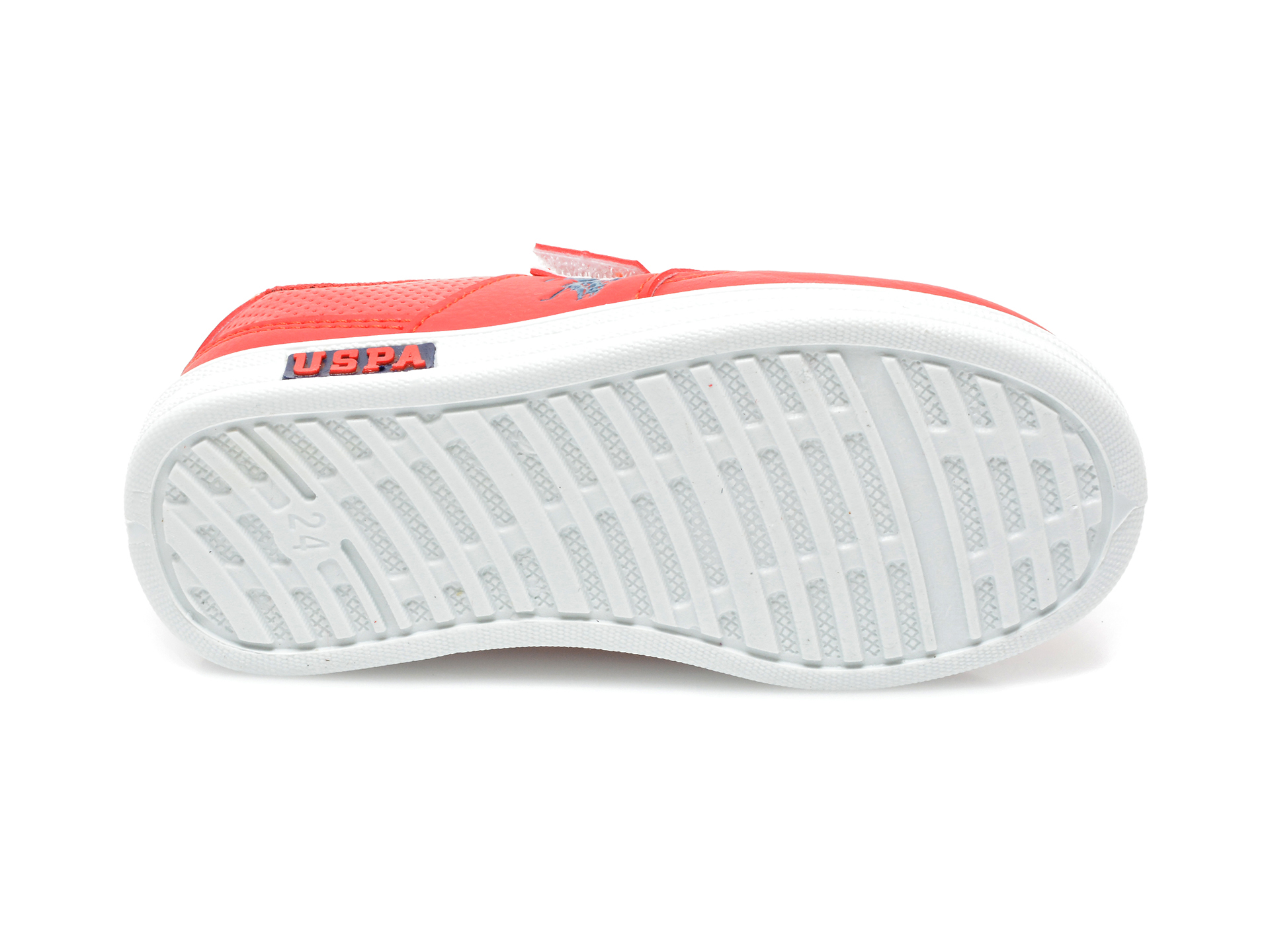 Pantofi sport US POLO ASSN rosii, CAME1FX, din piele ecologica - 7