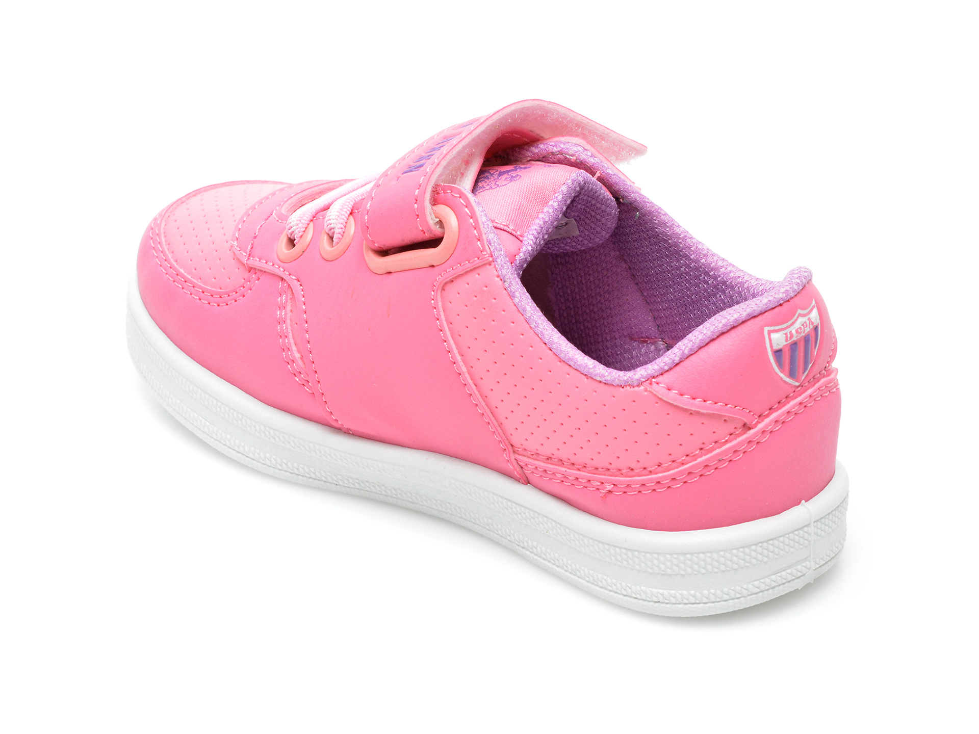 Pantofi sport US POLO ASSN roz, CAME1FX, din piele ecologica - 5