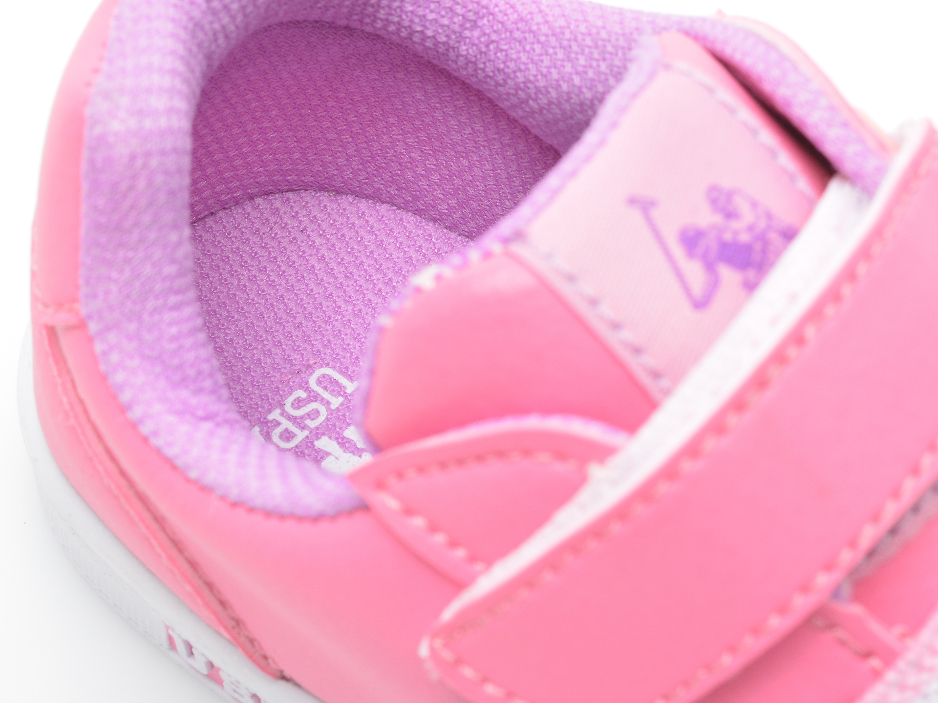 Pantofi sport US POLO ASSN roz, CAMERON WT, din piele ecologica - 3