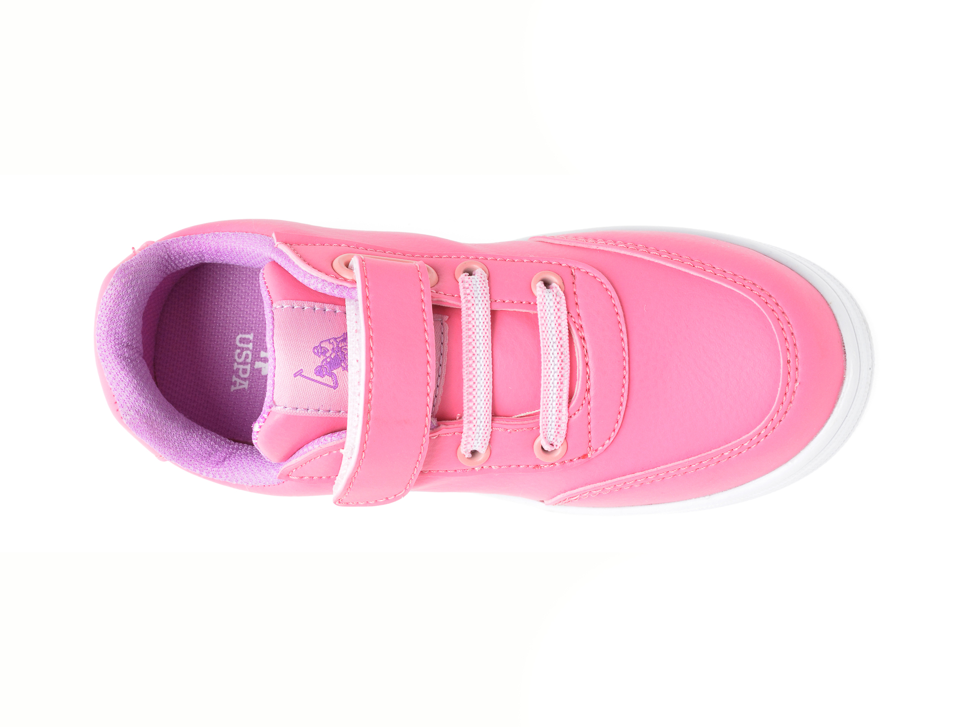 Pantofi sport US POLO ASSN roz, CAMERON WT, din piele ecologica - 6