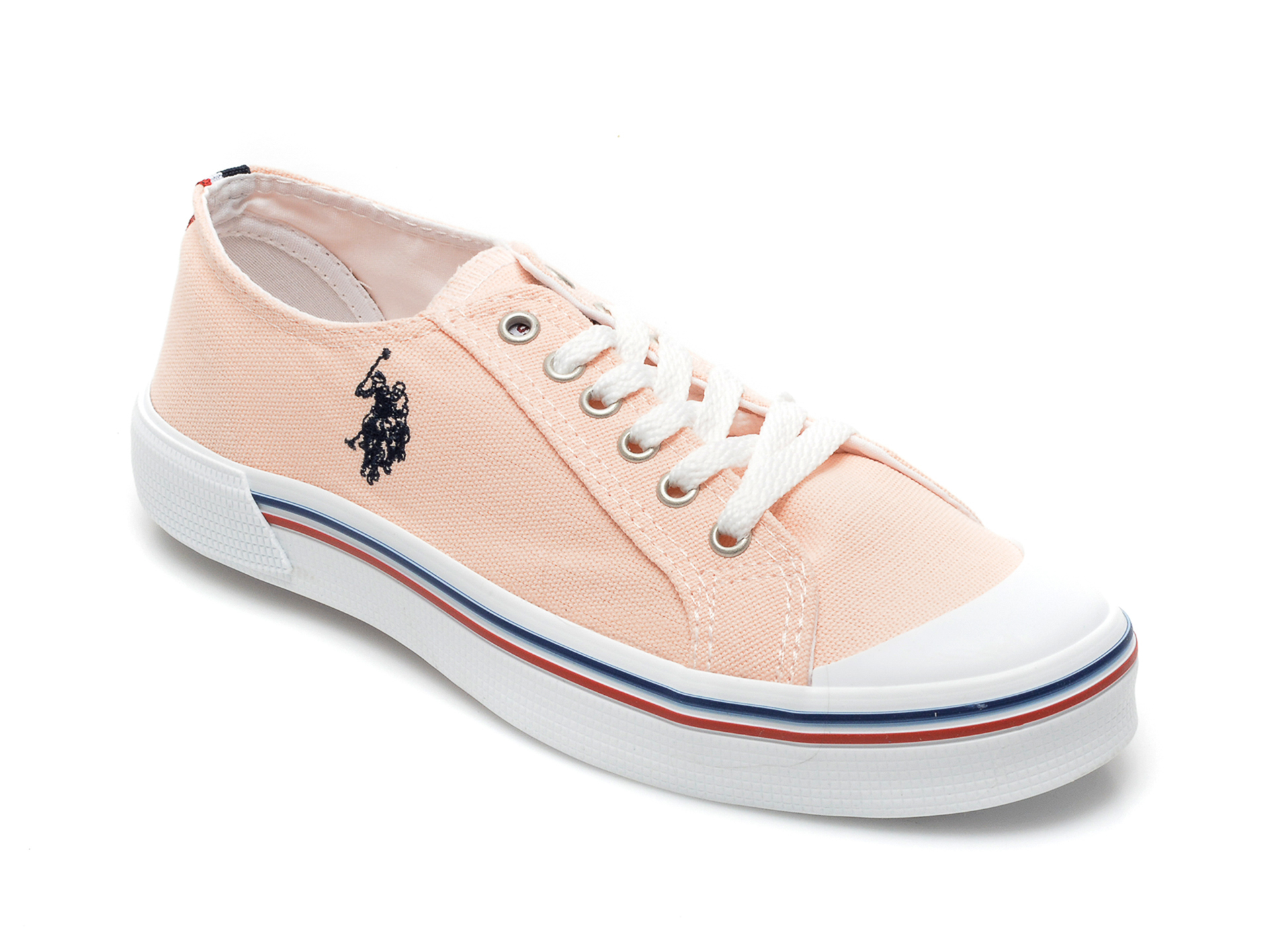 Pantofi sport US POLO ASSN roz, PENE2FX, din material textil /femei/pantofi imagine noua