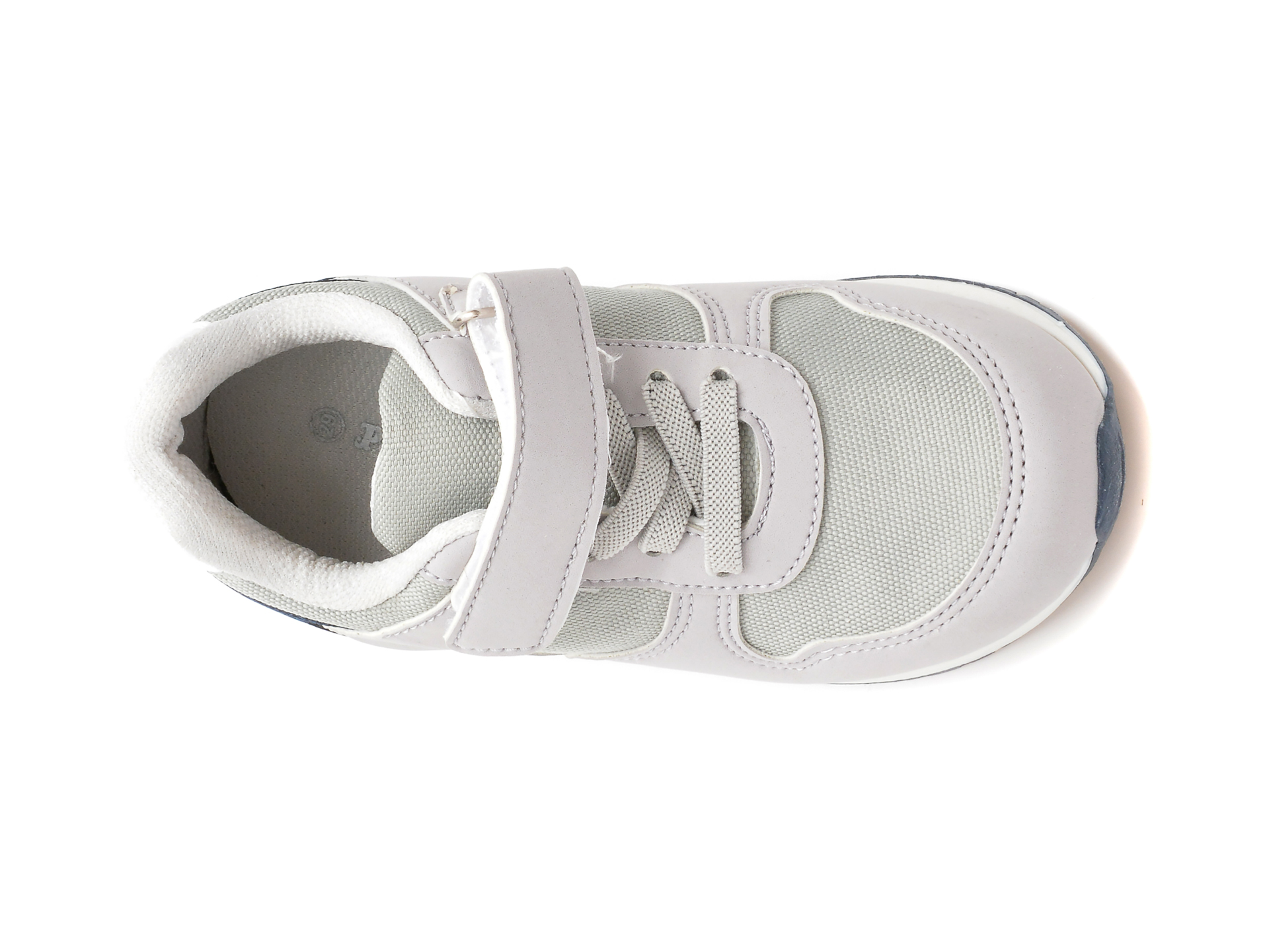 Pantofi sportPOLARIS gri, 520127, din material textil si piele ecologica - 6