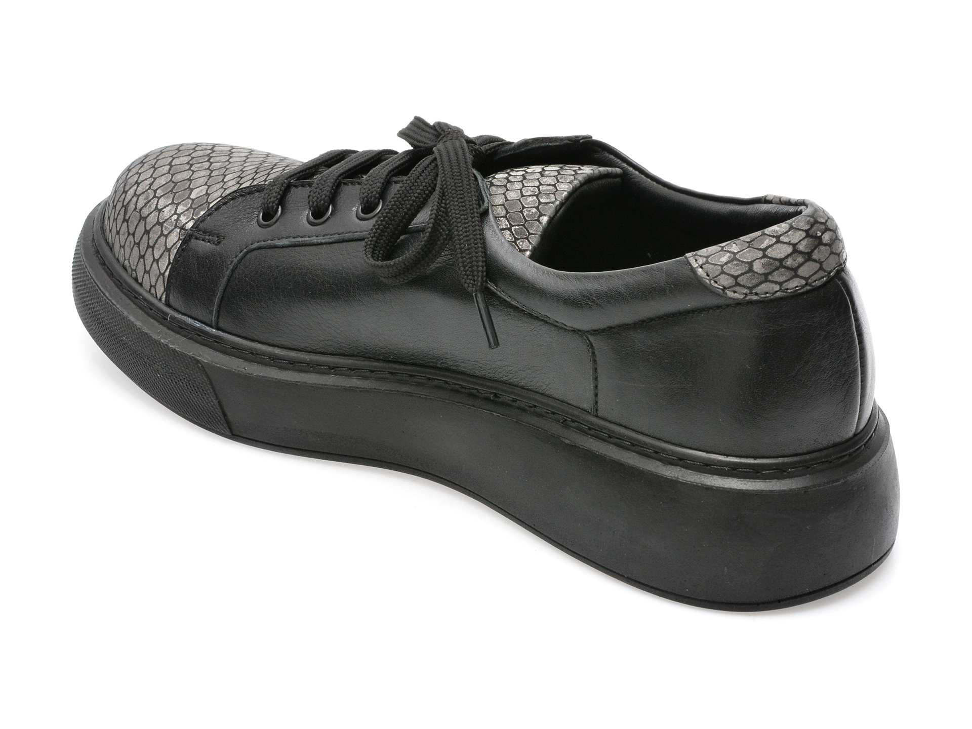 Poze Pantofi spot FLAVIA PASSINI negri, 15401, din piele naturala