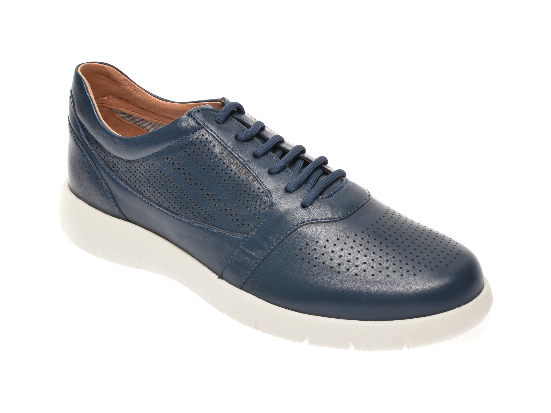 Pantofi STONEFLY bleumarin, STREAM5, din piele naturala