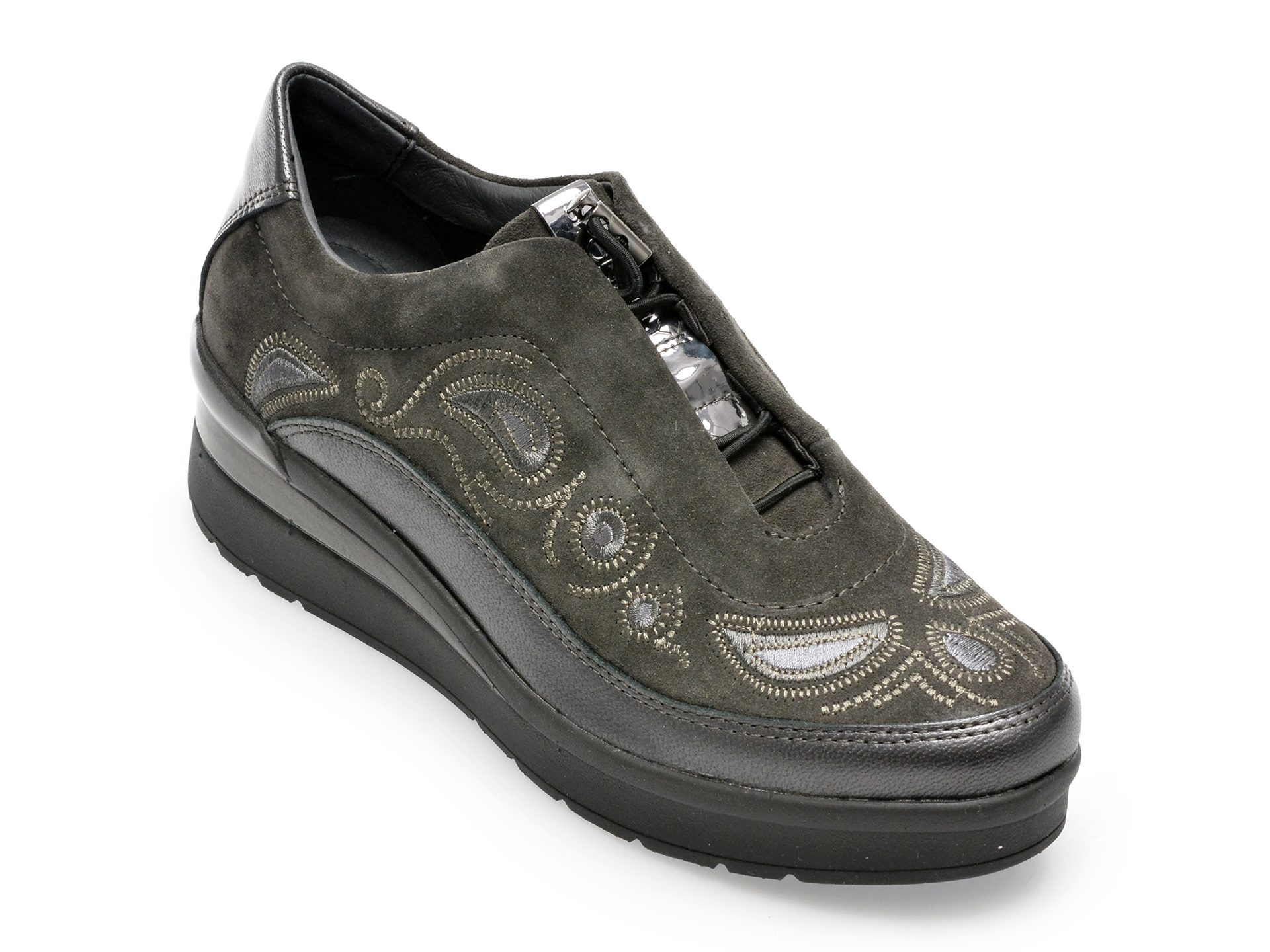 Pantofi STONEFLY gri, CREAM21, din piele naturala /femei/pantofi