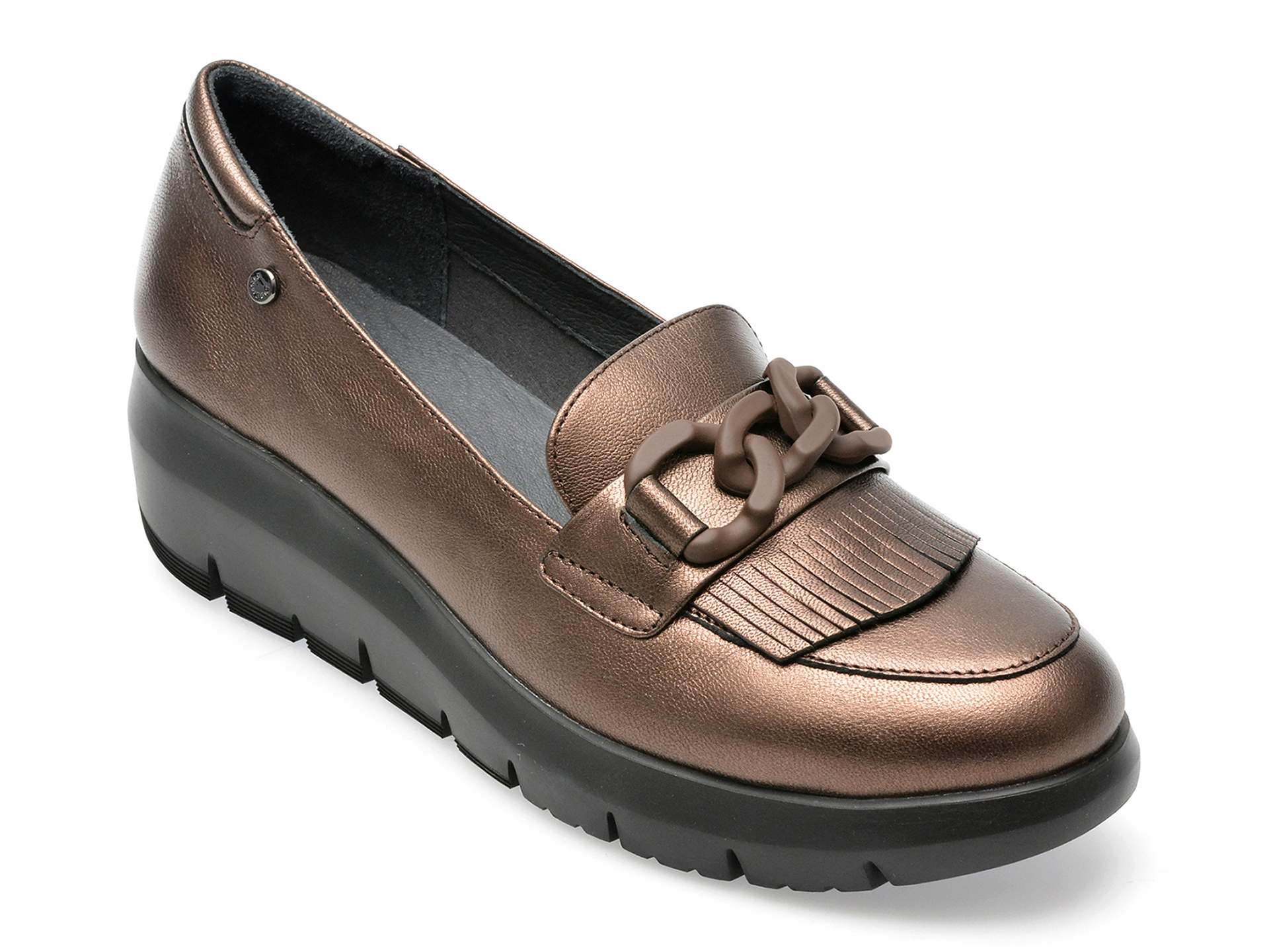 Pantofi STONEFLY maro, PLUME13, din piele naturala /femei/pantofi