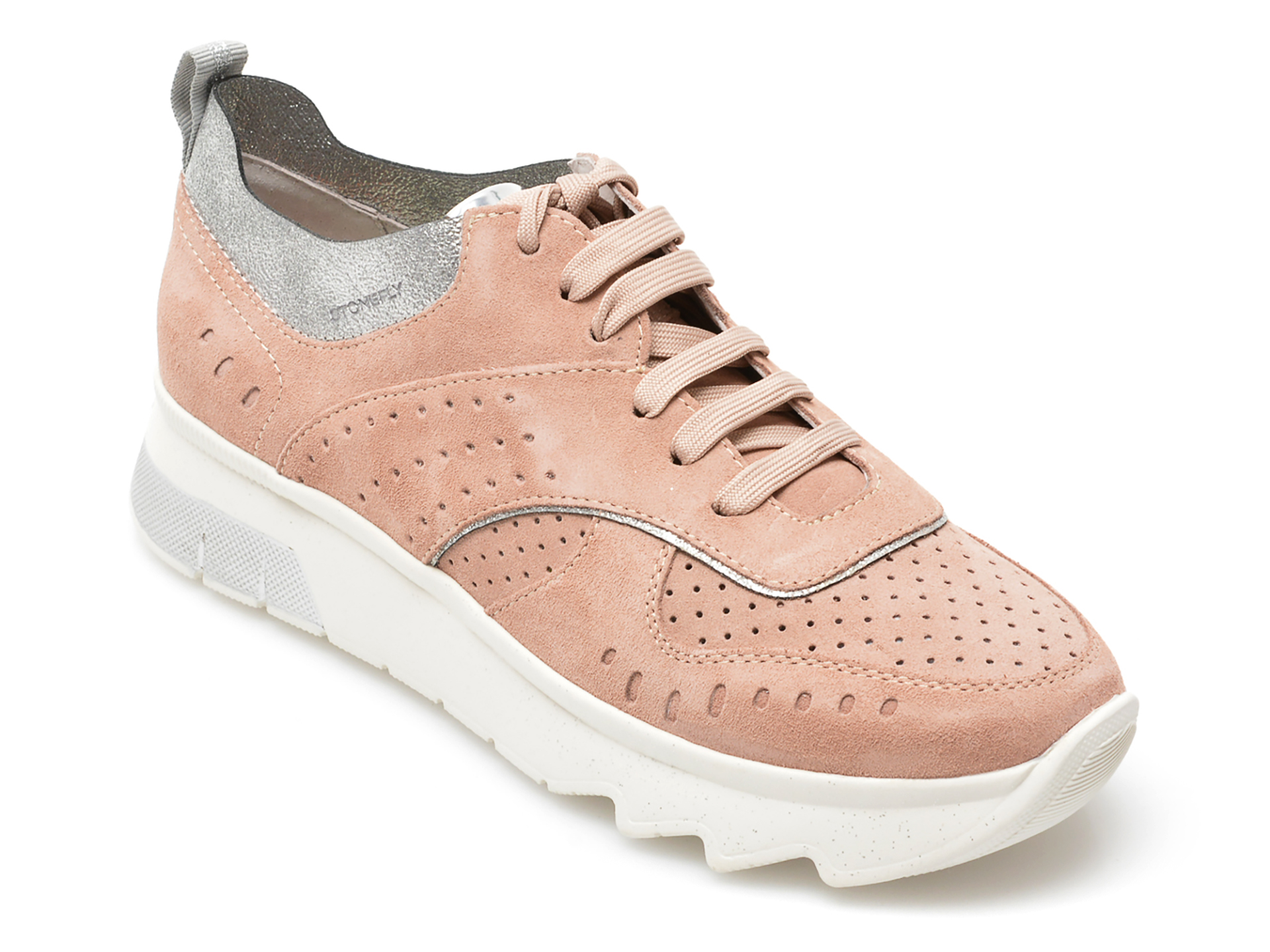 Pantofi STONEFLY roz, SPOCK14, din piele intoarsa /femei/pantofi