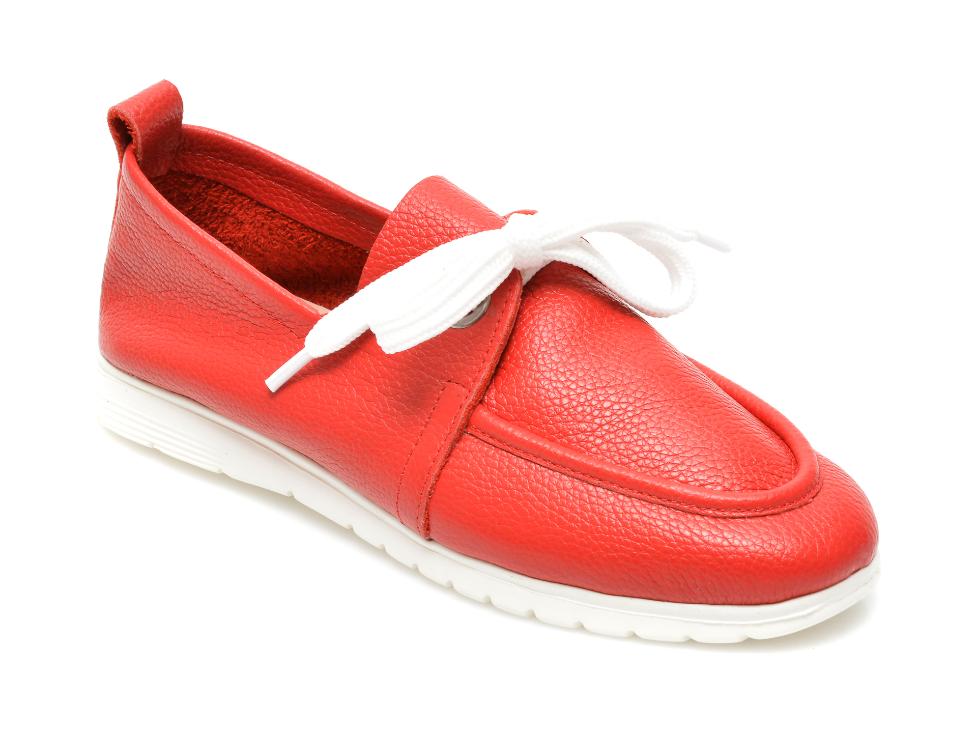 Pantofi TANCA rosii, 935, din piele naturala otter.ro