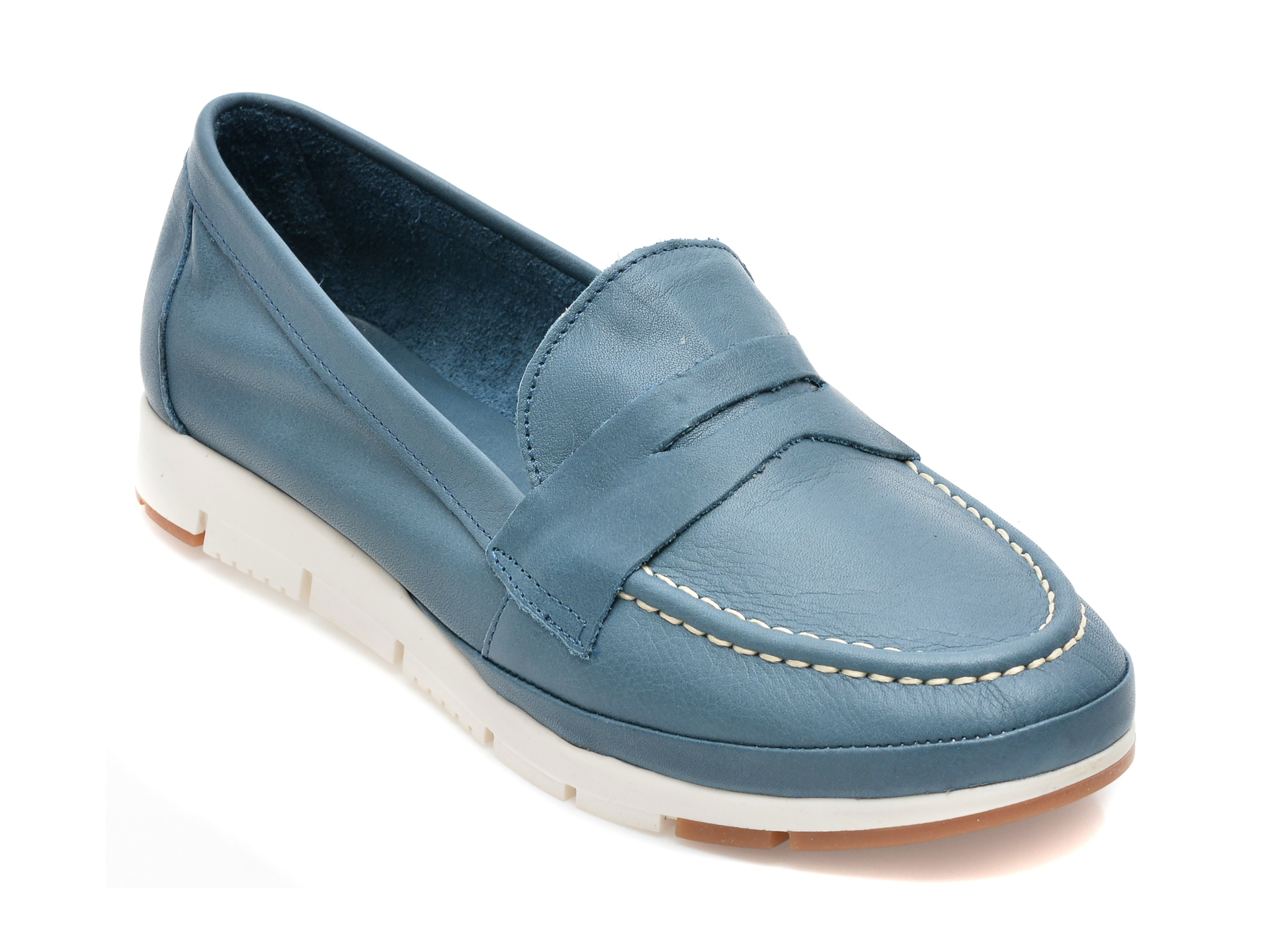 Pantofi THOMAS MUNZ albastri, 11462029, din piele naturala /femei/pantofi imagine noua