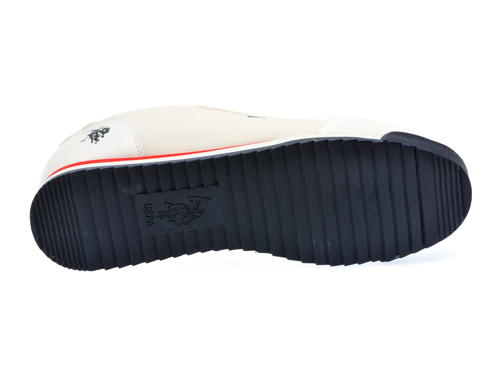 Pantofi US POLO ASSN albi, SUMM3FX, din material textil