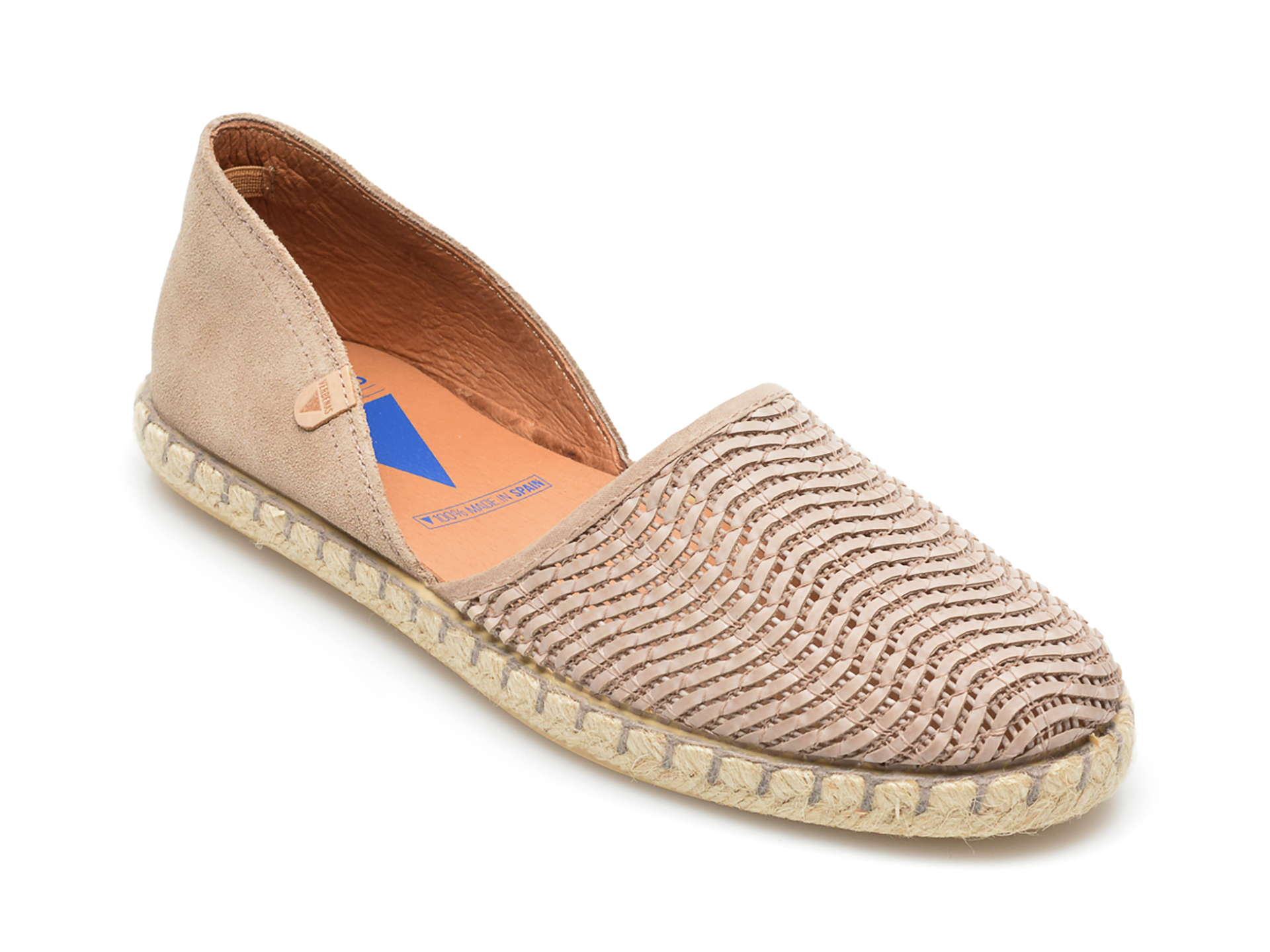 Pantofi VERBENAS gri, CRM0102, din material textil si piele intoarsa /femei/pantofi