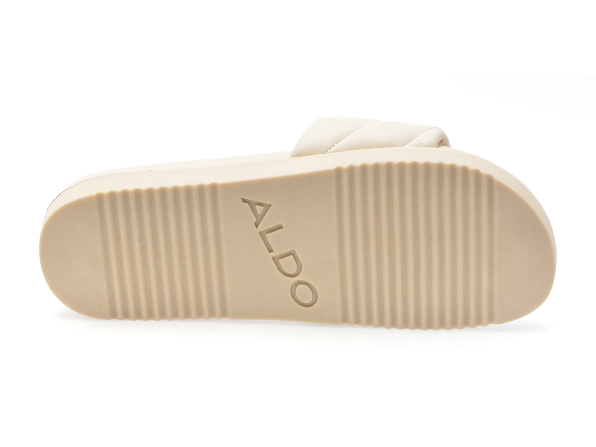 Papuci ALDO albi, ACASWEN100, din piele ecologica