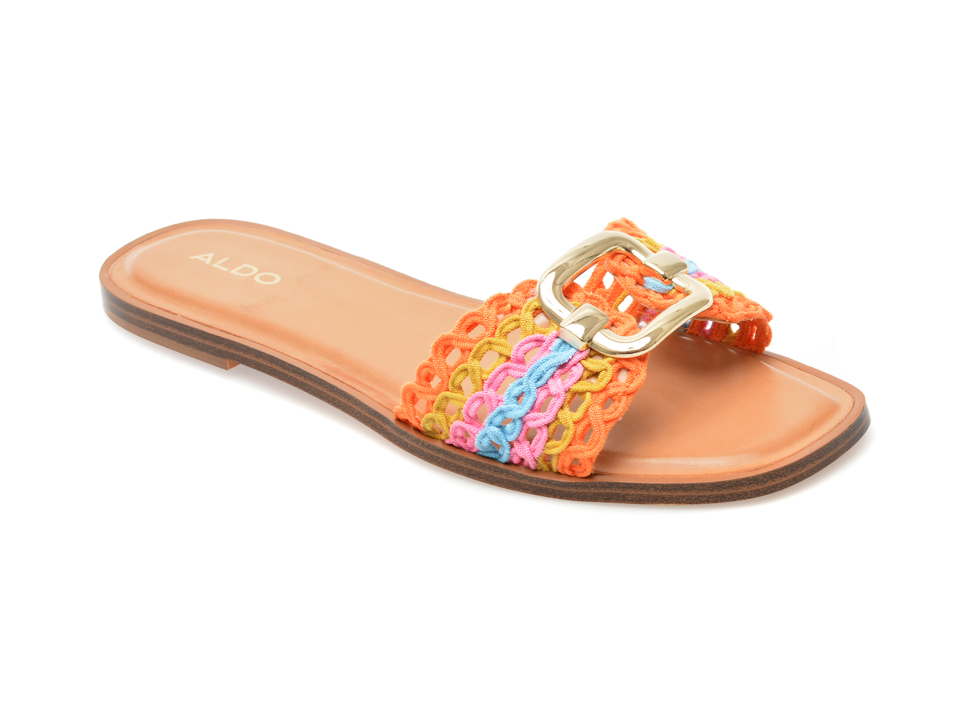 Papuci ALDO multicolor, GLAESWEN961, din material textil /femei/papuci