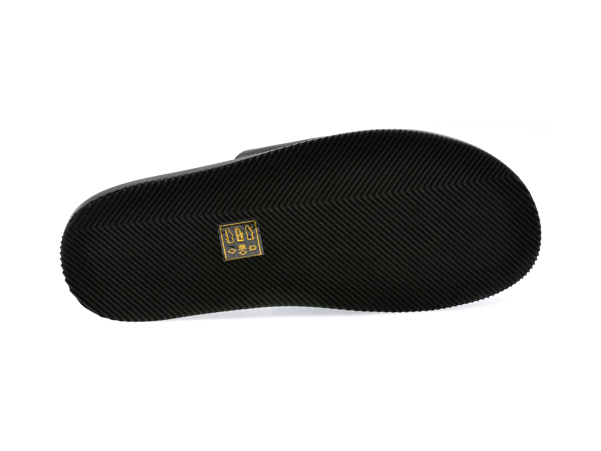 Papuci ALDO negre, GENTSLIDE001, din piele naturala