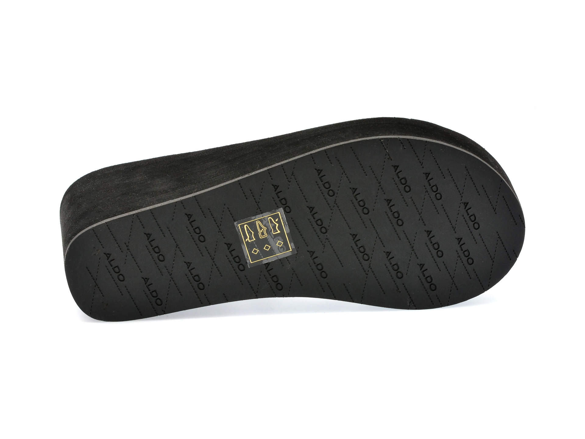 Papuci ALDO negre, GWEARYAN001, din piele ecologica