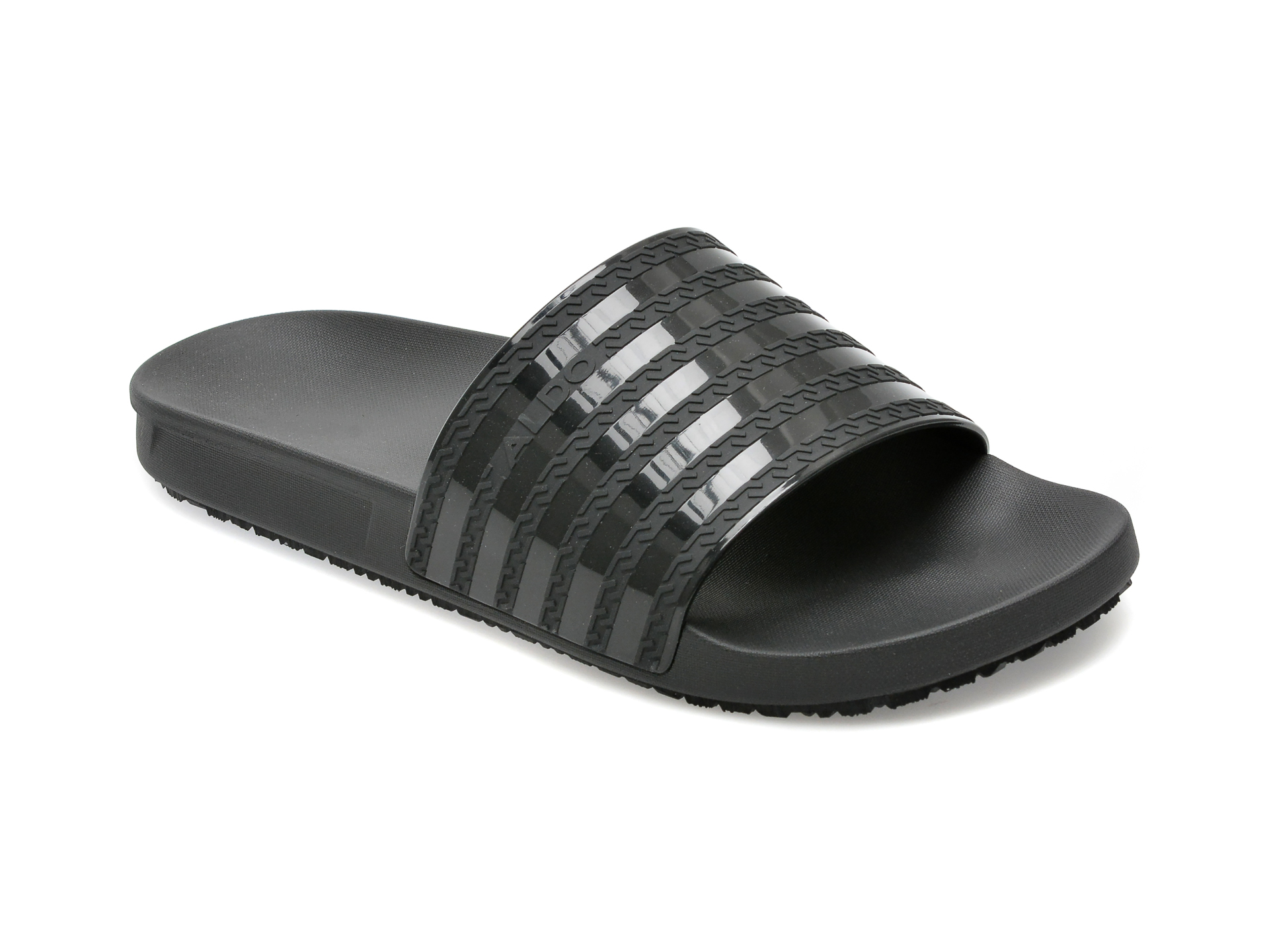 Papuci ALDO negre, SKIMSLIDE001, din piele ecologica /barbati/papuci imagine super redus 2022