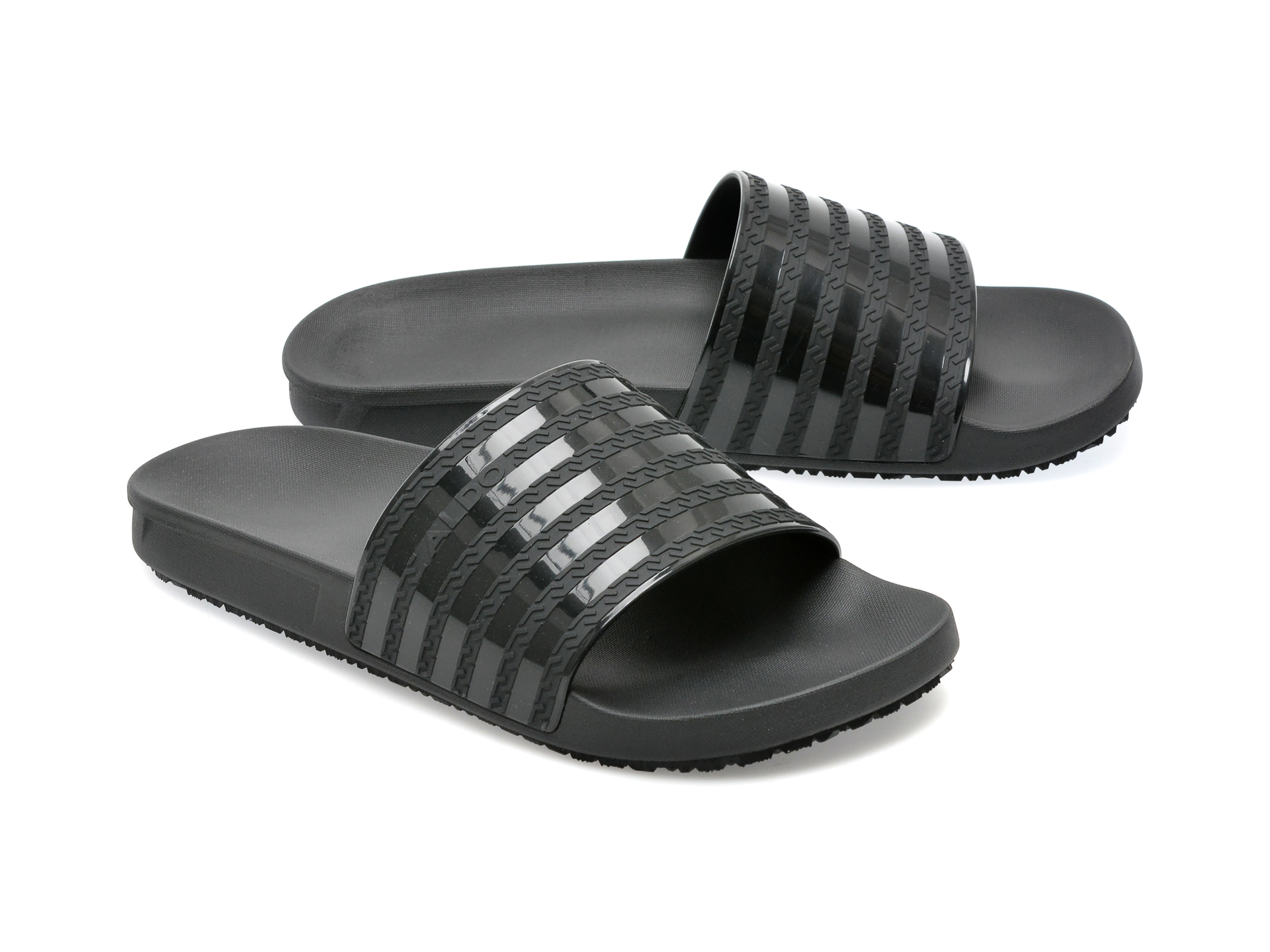 Poze Papuci ALDO negre, SKIMSLIDE001, din piele ecologica otter.ro